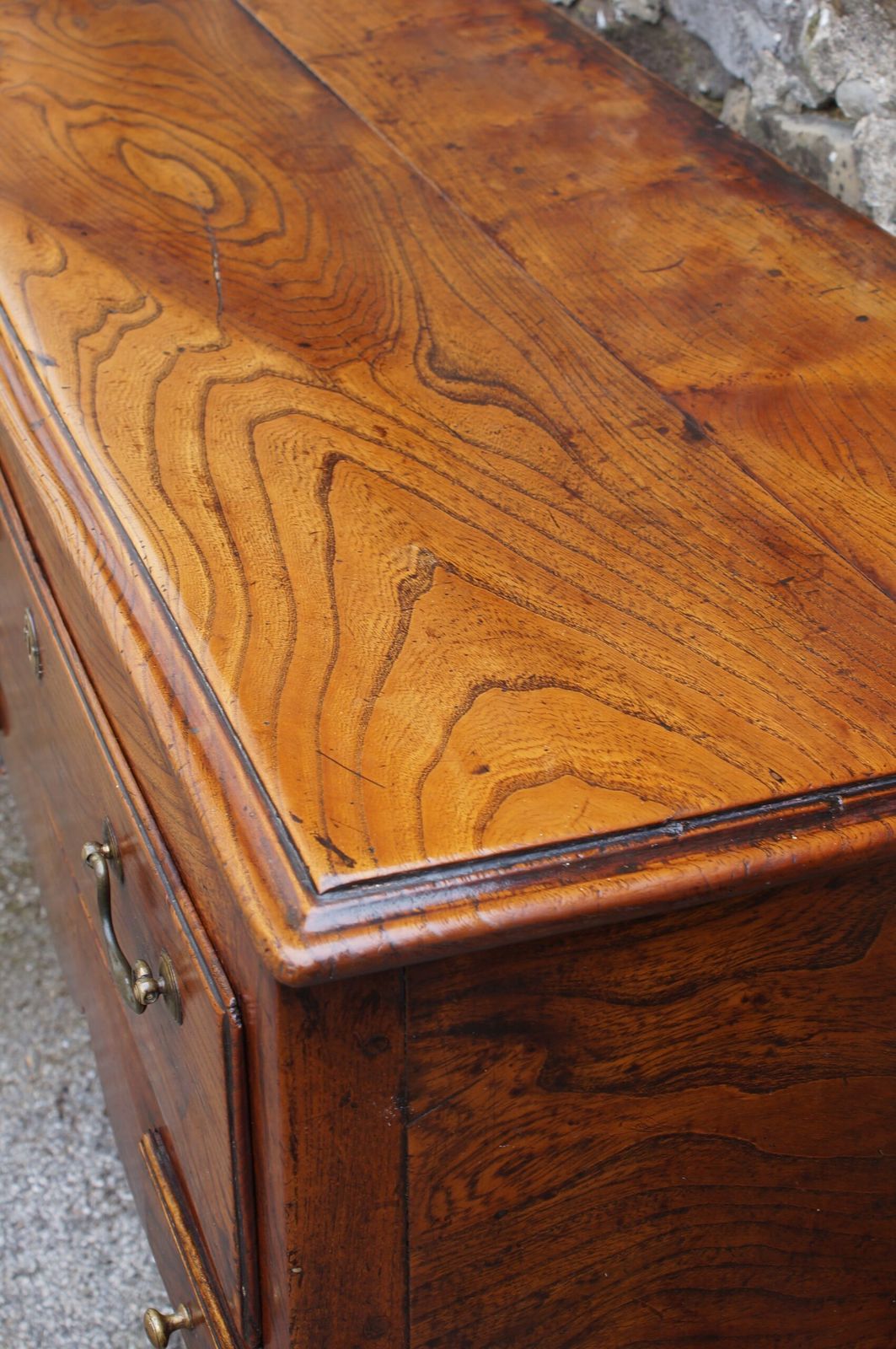 photo furniture An Exceptional Elm 18th Century Dresser.
