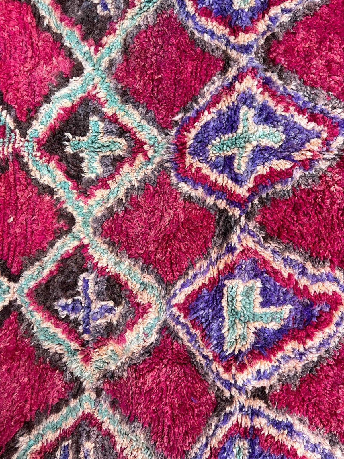 photo furniture Authentic Vintage Moroccan Talsint Rug 200x350 Cm – Handmade Berber Wool Rug – Rare Tribal Area Rug – Authentic Moroccan Carpet