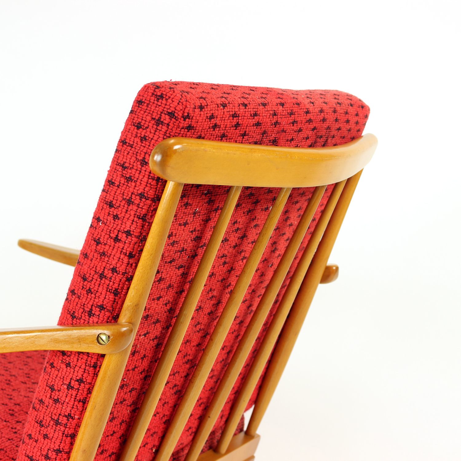 Mid Century Boomerang Armchair By Ton, Czechoslovakia 1960s photo 470.0