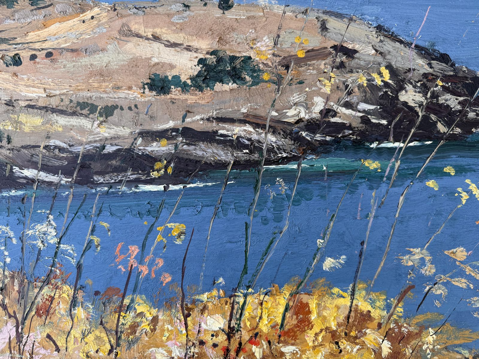 Jordi Pagans Montsalvatje Mediterranean Coastal Landscape Near Cadaqués Port Lligat Costa Brava Oil Spain 1975 photo buy