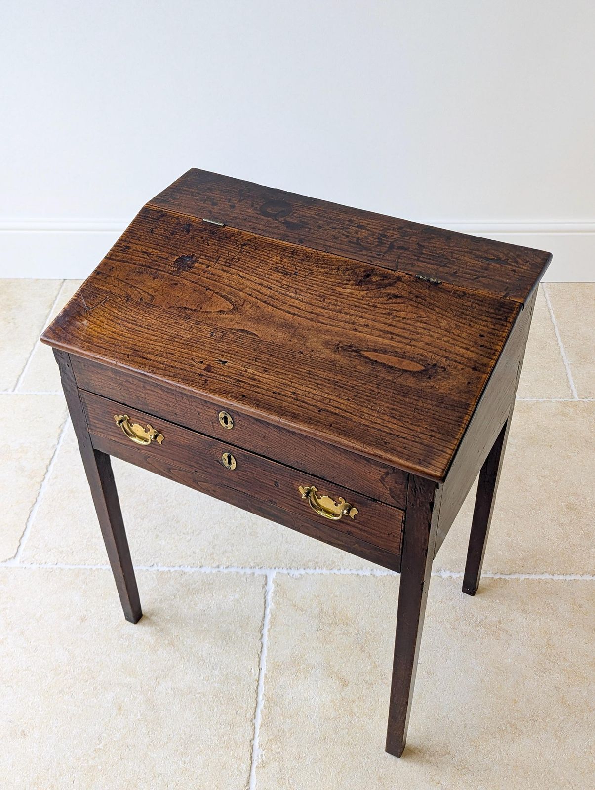 Antique Georgian Elm Clerks Desk C.1800 photo 745.0