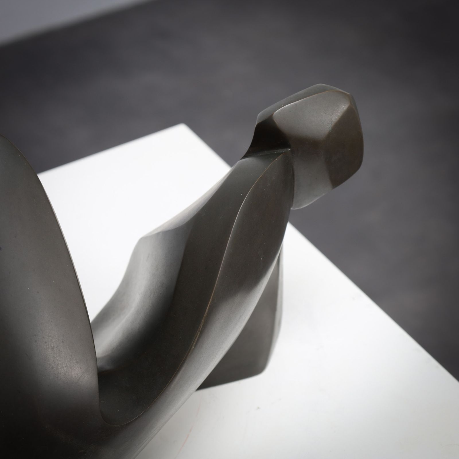 Abstract Bronze Female Sculpture By Francine Govers, 1990s photo Art