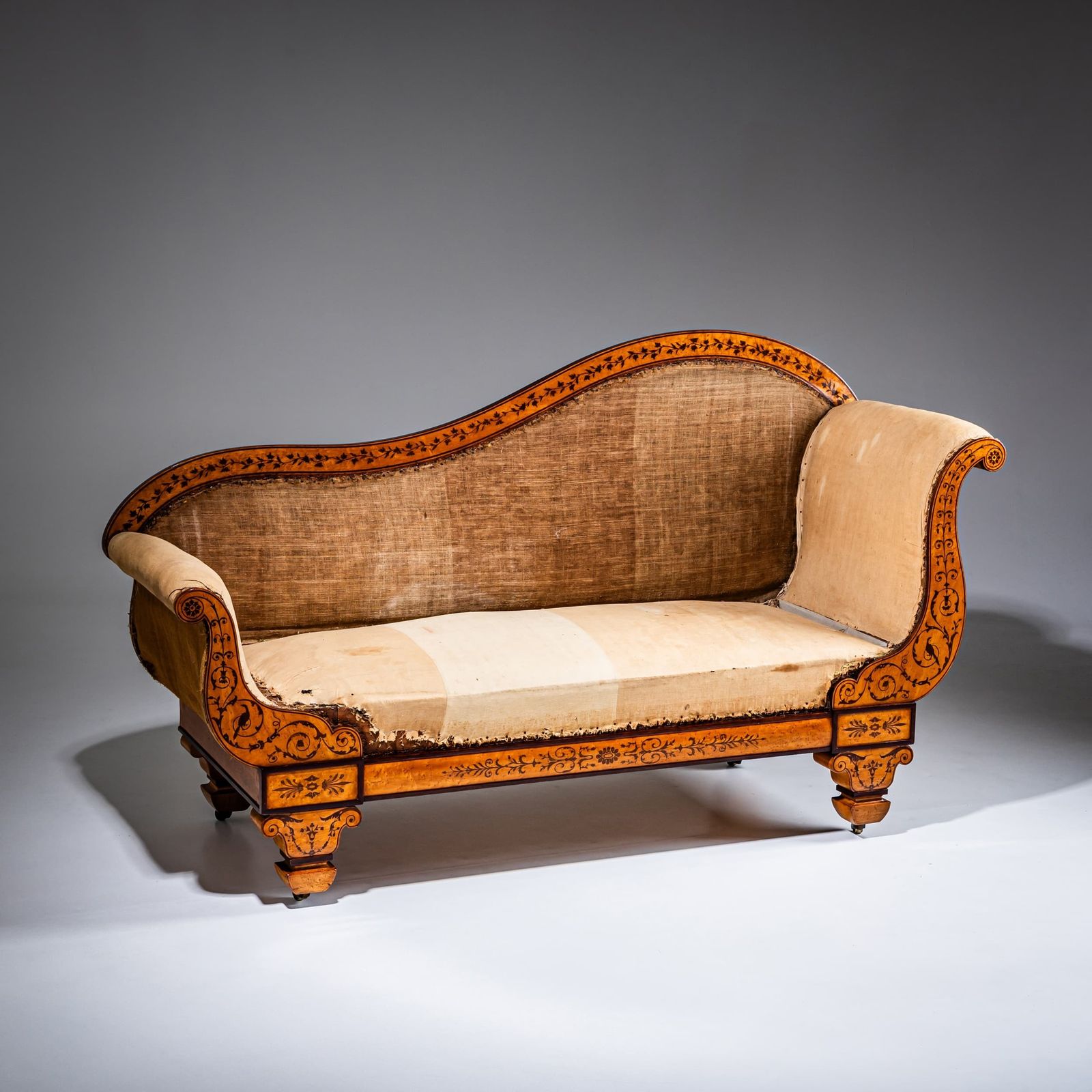 Charles X Méridienne, Frankrijk, Ca. 1830 photo furniture