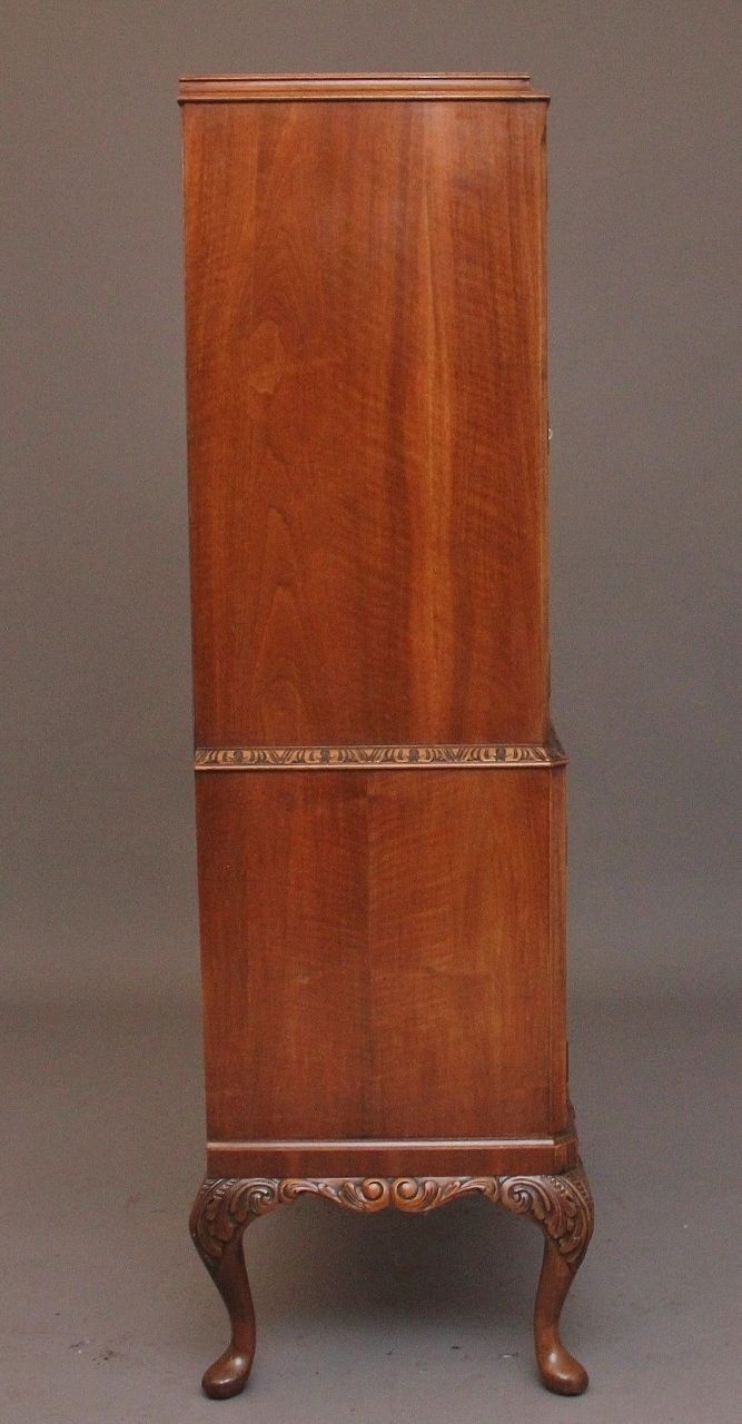 Furniture Early 20th Century Burr Walnut Cocktail Cabinet photo