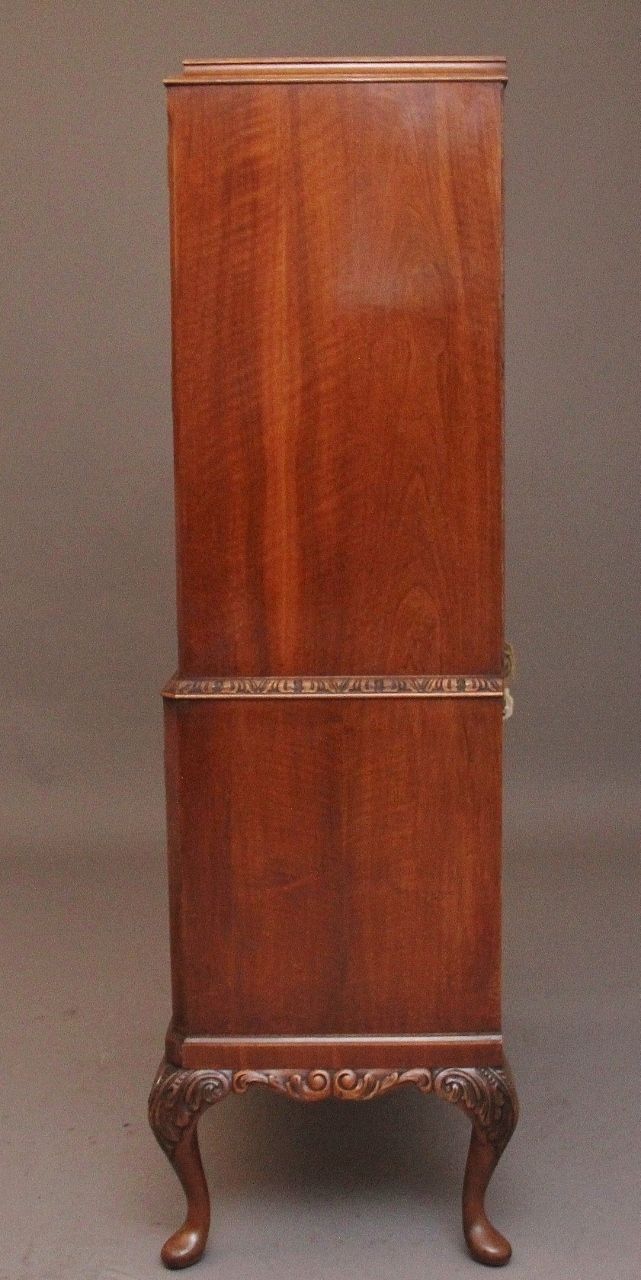 photo vinterior Early 20th Century Burr Walnut Cocktail Cabinet