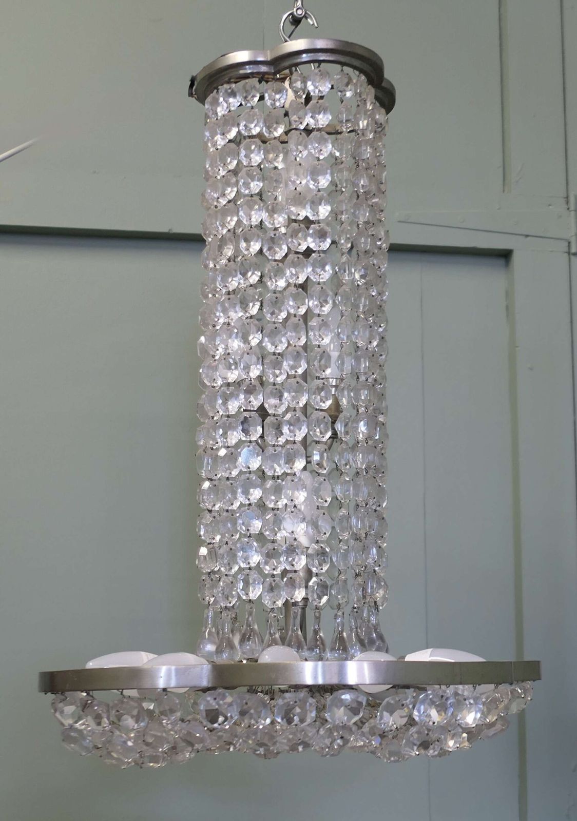 Very Large French Empire Style Art Deco Chandelier This Is An Amazing Piece photo buy