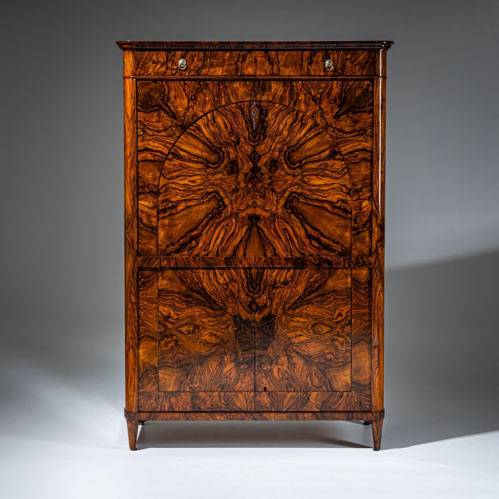 Biedermeier Secretaire In Walnoot, Oostenrijk, Ca. 1830 photo furniture