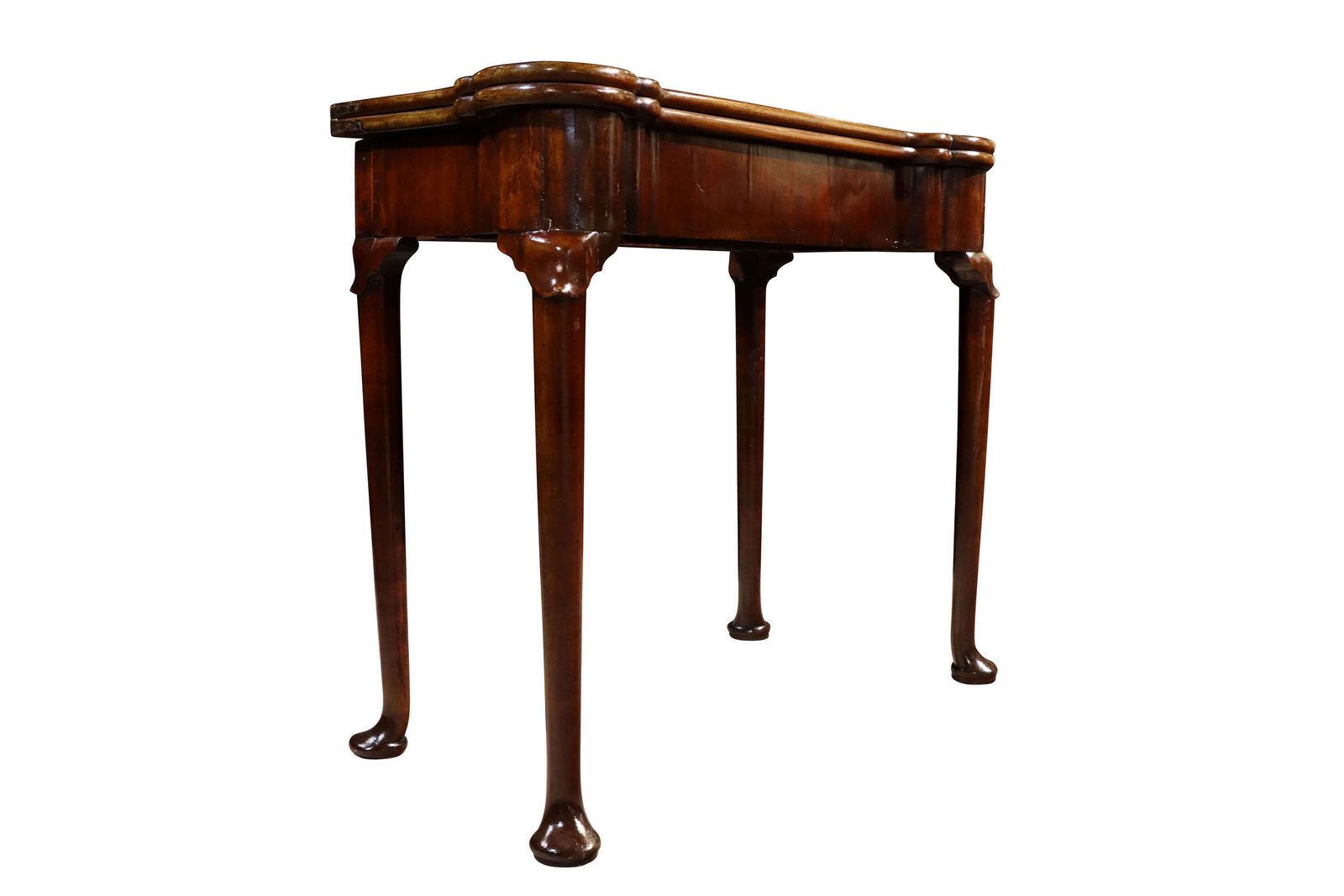 Elegant George II Mahogany Card Table With Dished Gaming Wells, Circa 1780 photo furniture