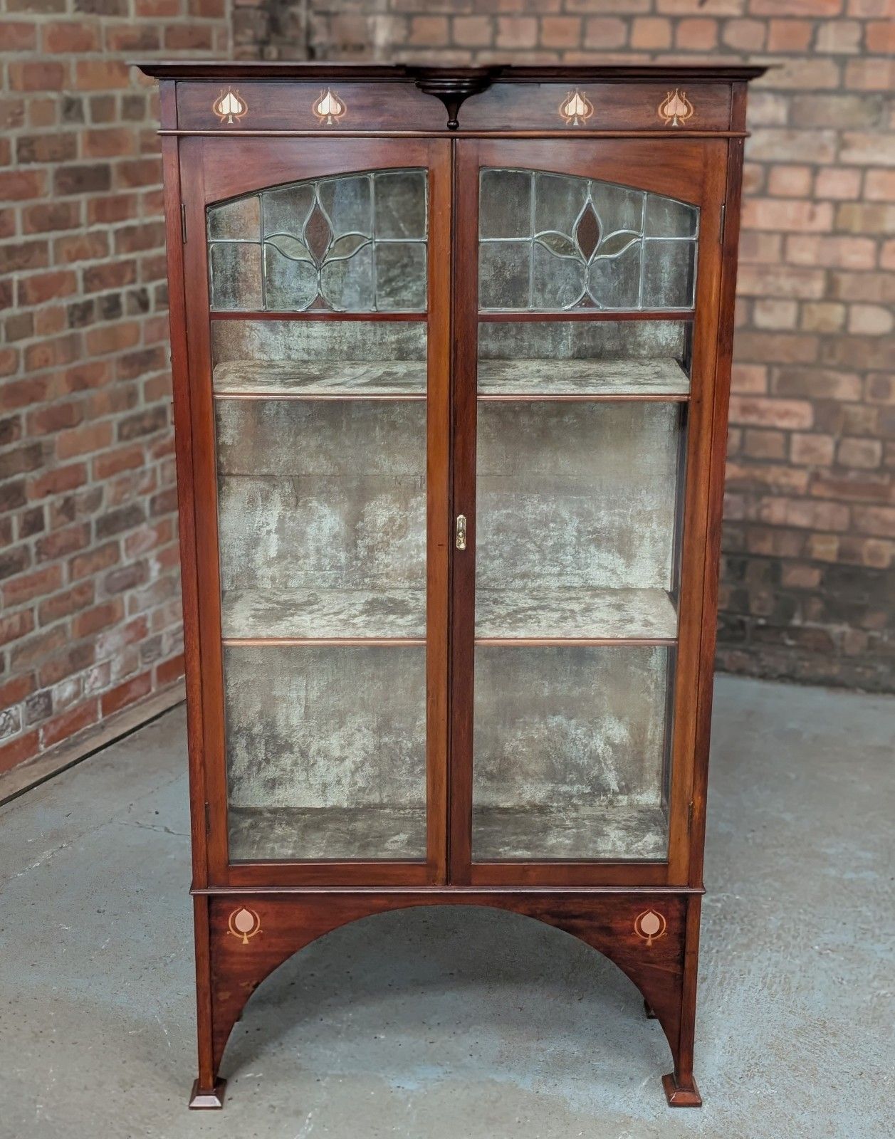 Antique Display Cabinet (Delivery Available) Art Nouveau Shapland & Petter photo for sale