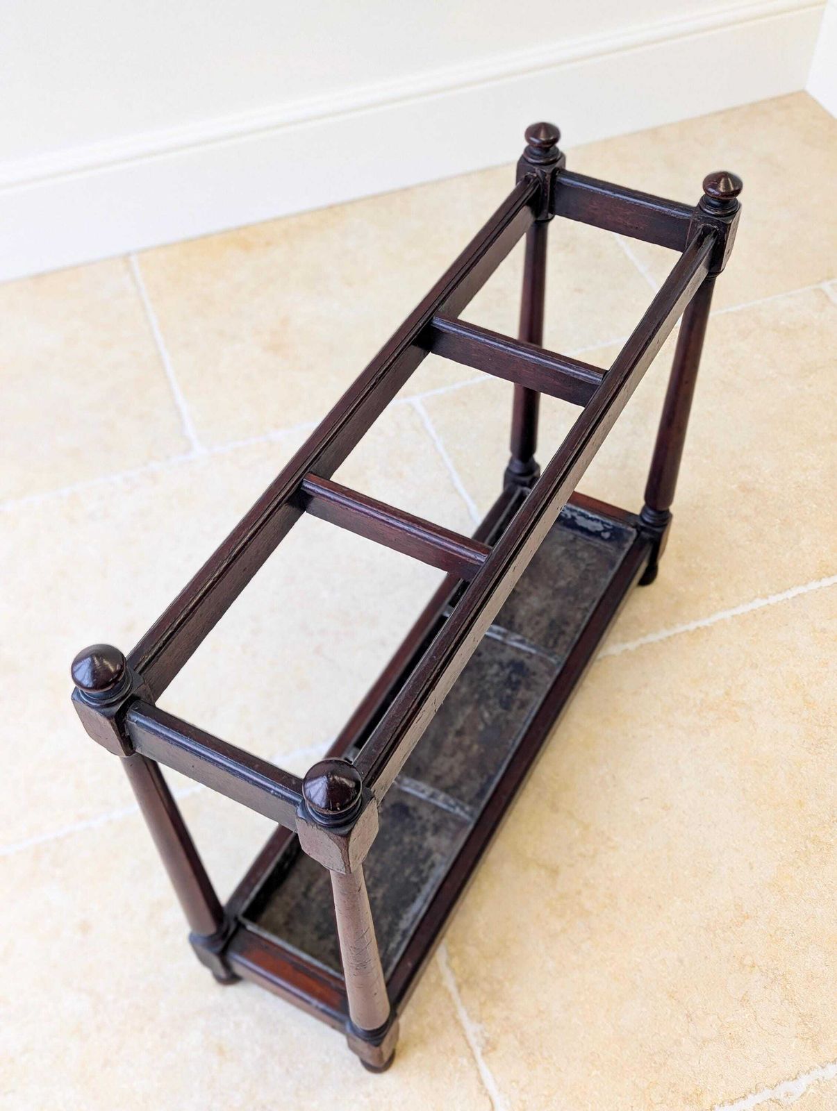 Antique Victorian Mahogany Country House Stick Stand C.1890 photo 365.0