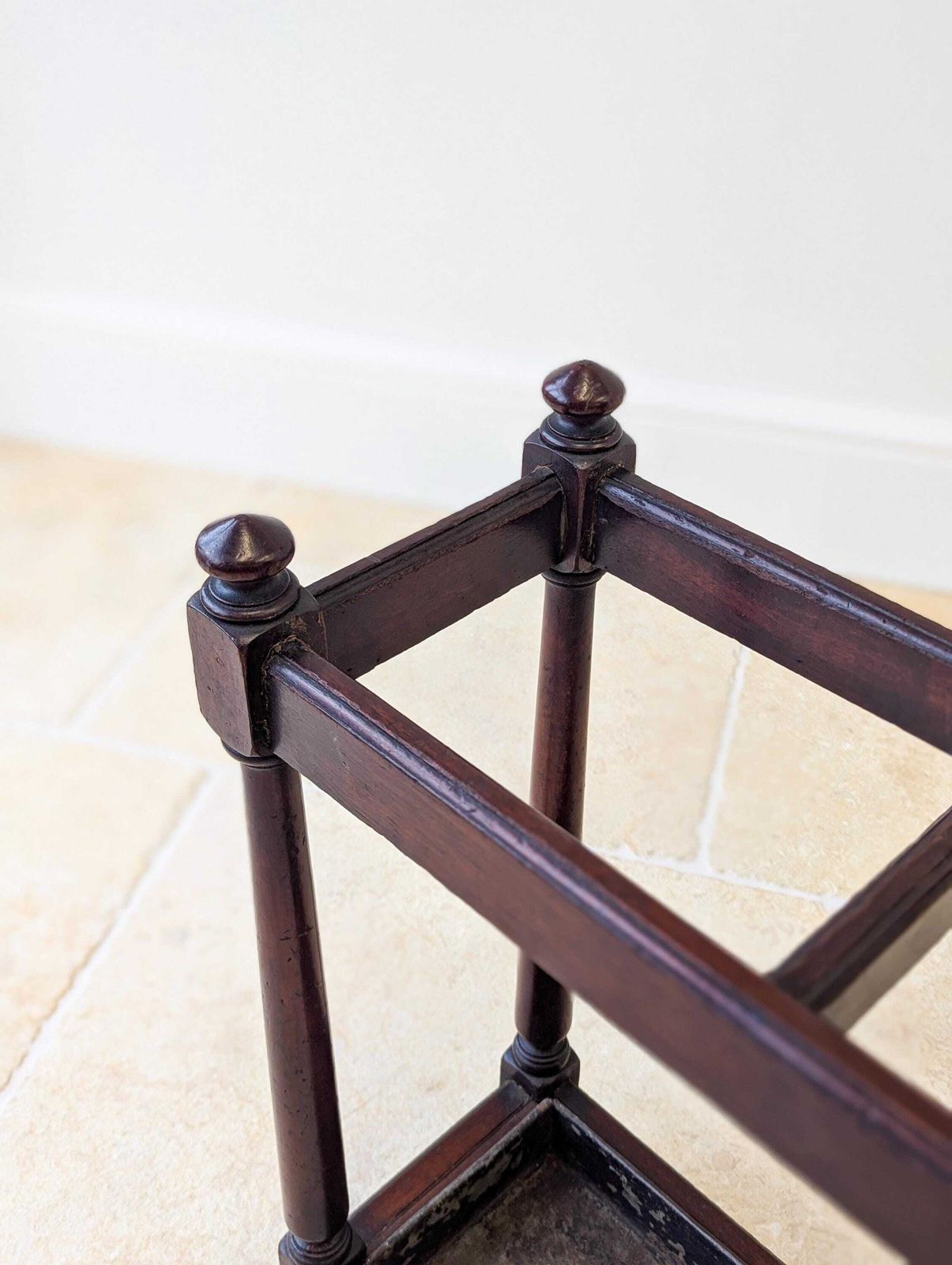 Antique Victorian Mahogany Country House Stick Stand C.1890 photo buy