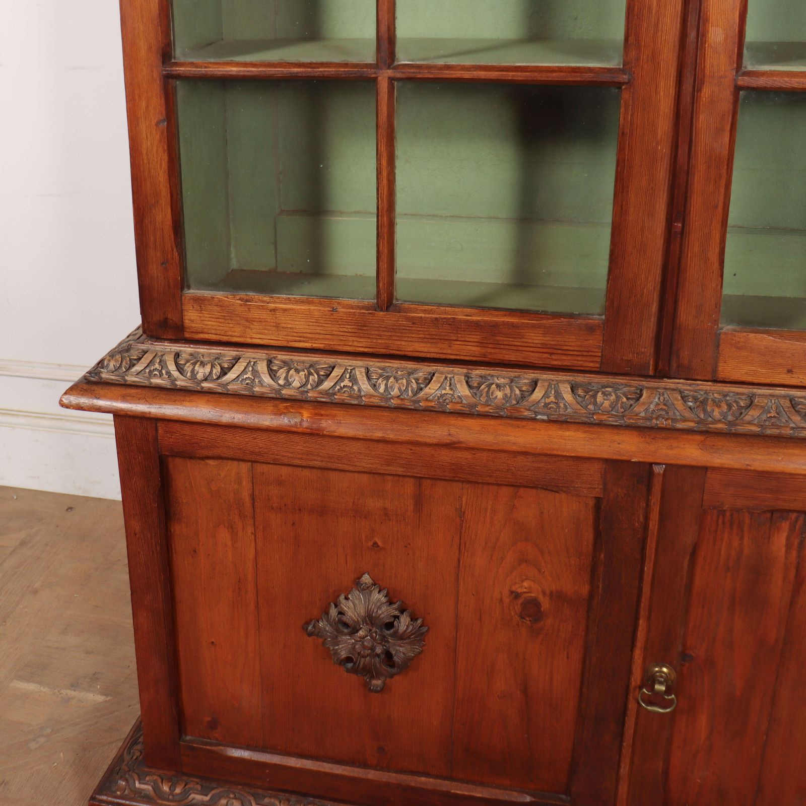 Samuel Pepys Style English Pine Bookcase photo Furniture