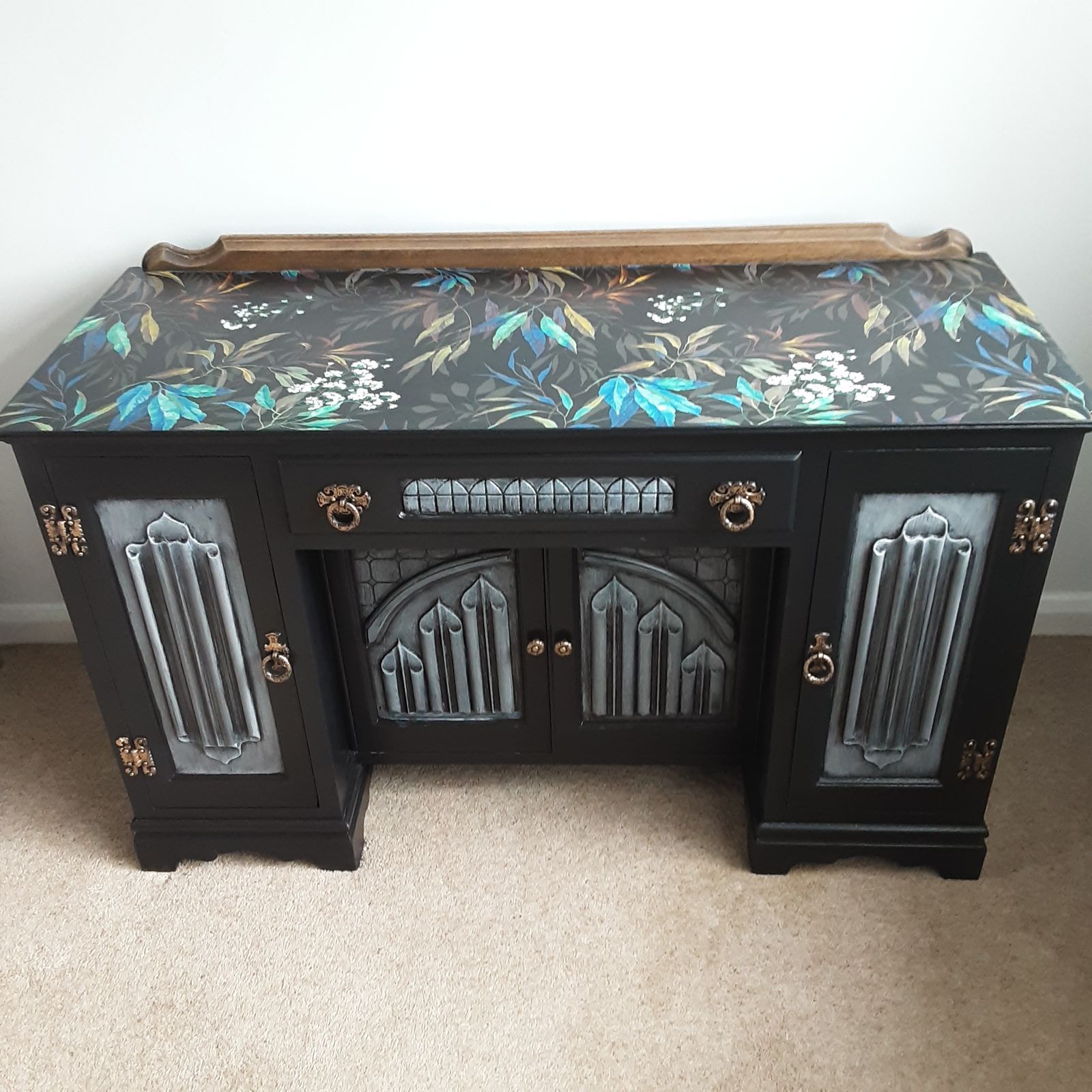 Old Charm French Style Desk., 1970s photo vintage