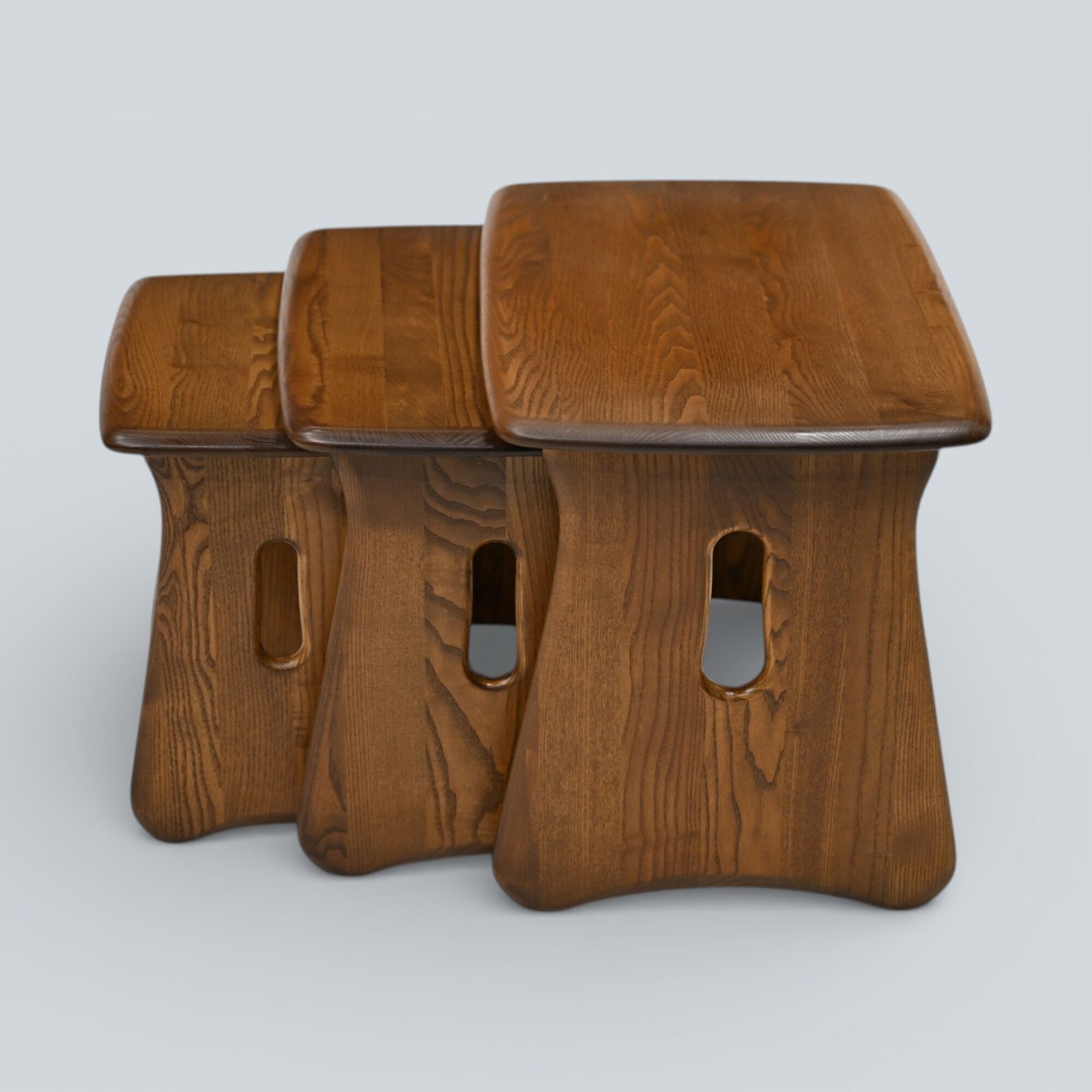 Ercol Windsor Nest Of 3 Tables Golden Dawn Free Uk Delivery* photo for sale