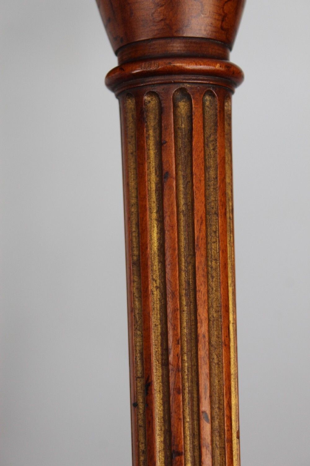 Edwardian Arts & Crafts Walnut & Gilt Side Chair photo vintage
