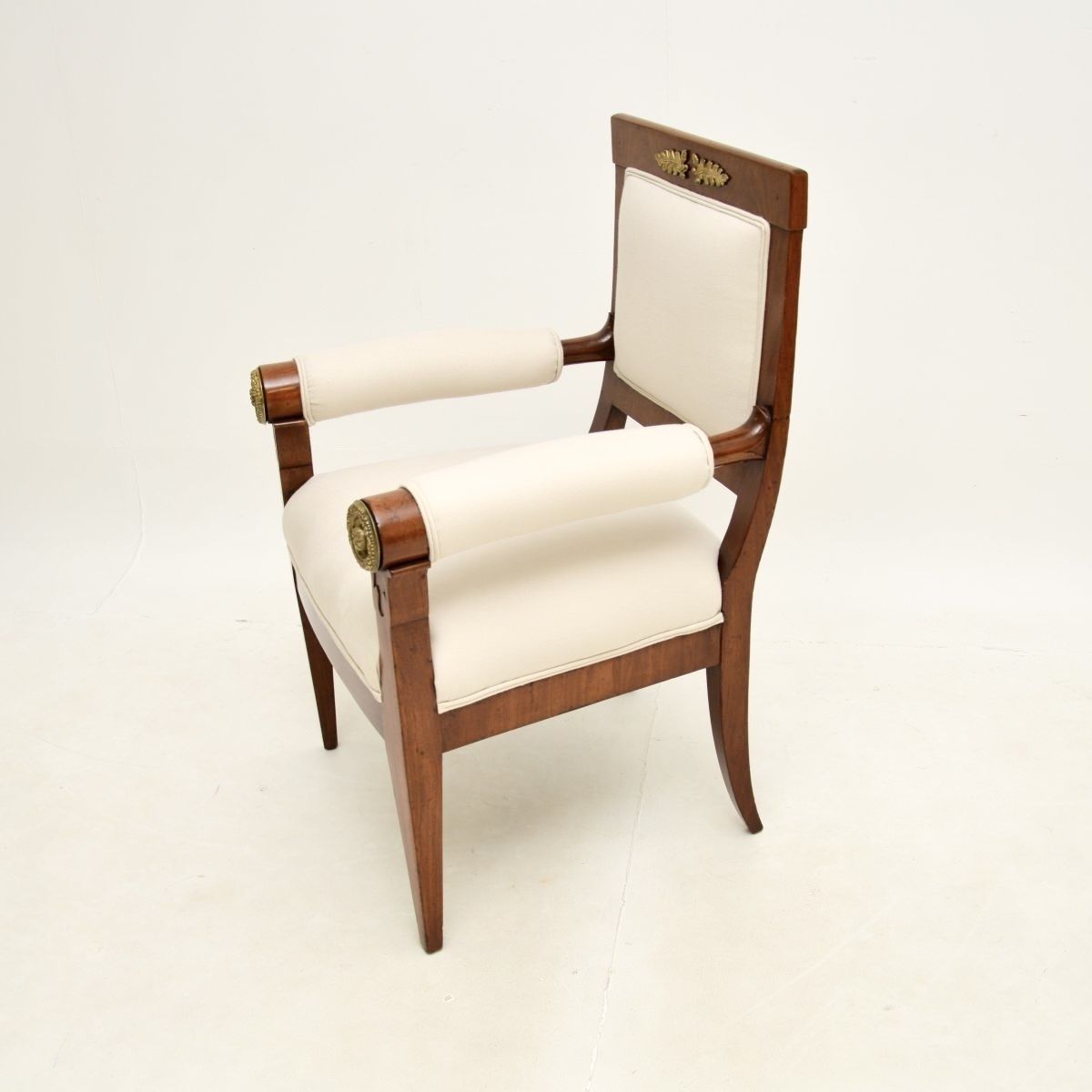 Antique Regency Period Mahogany Armchair photo for sale