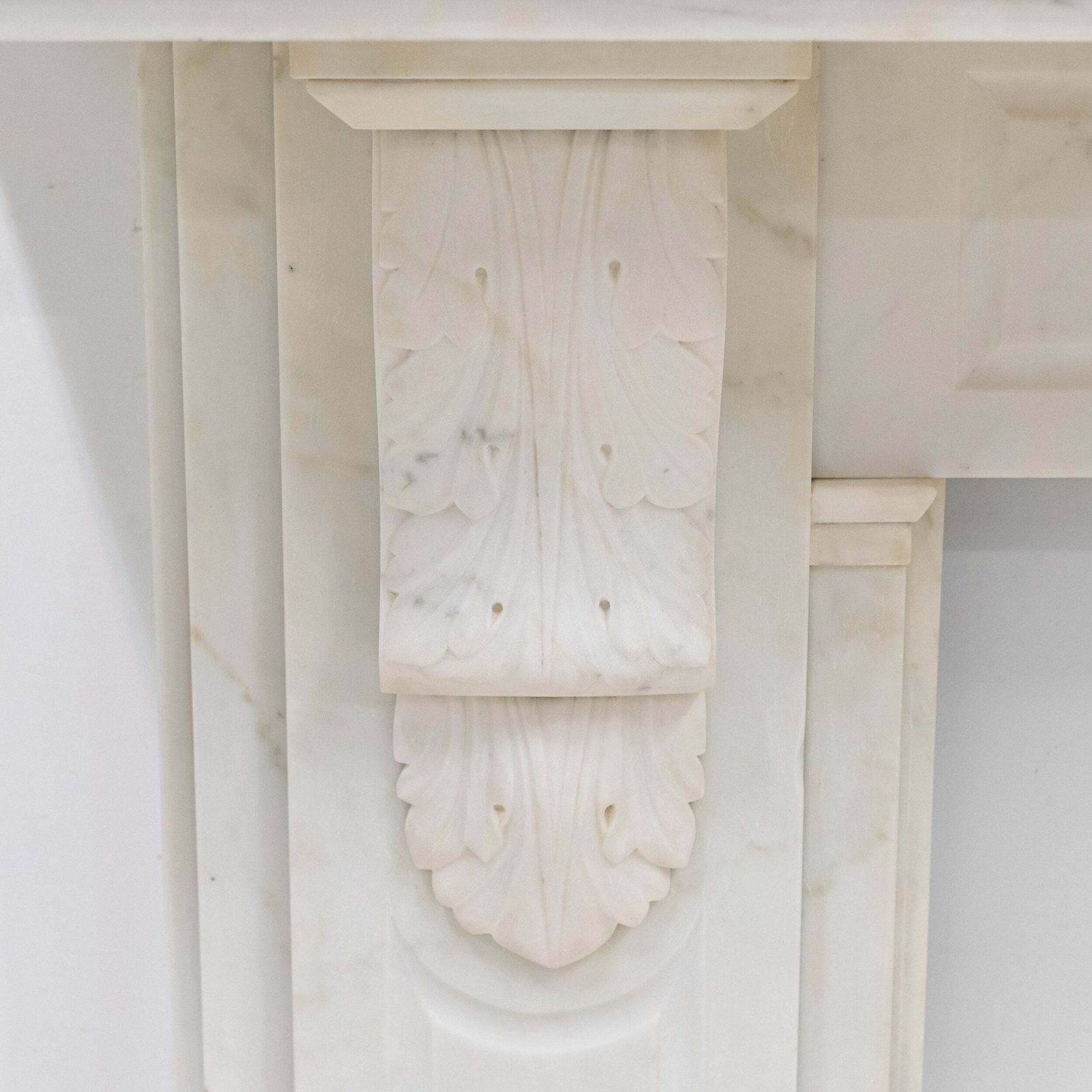 Antique Victorian Statuary Marble Carved Corbel Chimneypiece photo Home Fixtures