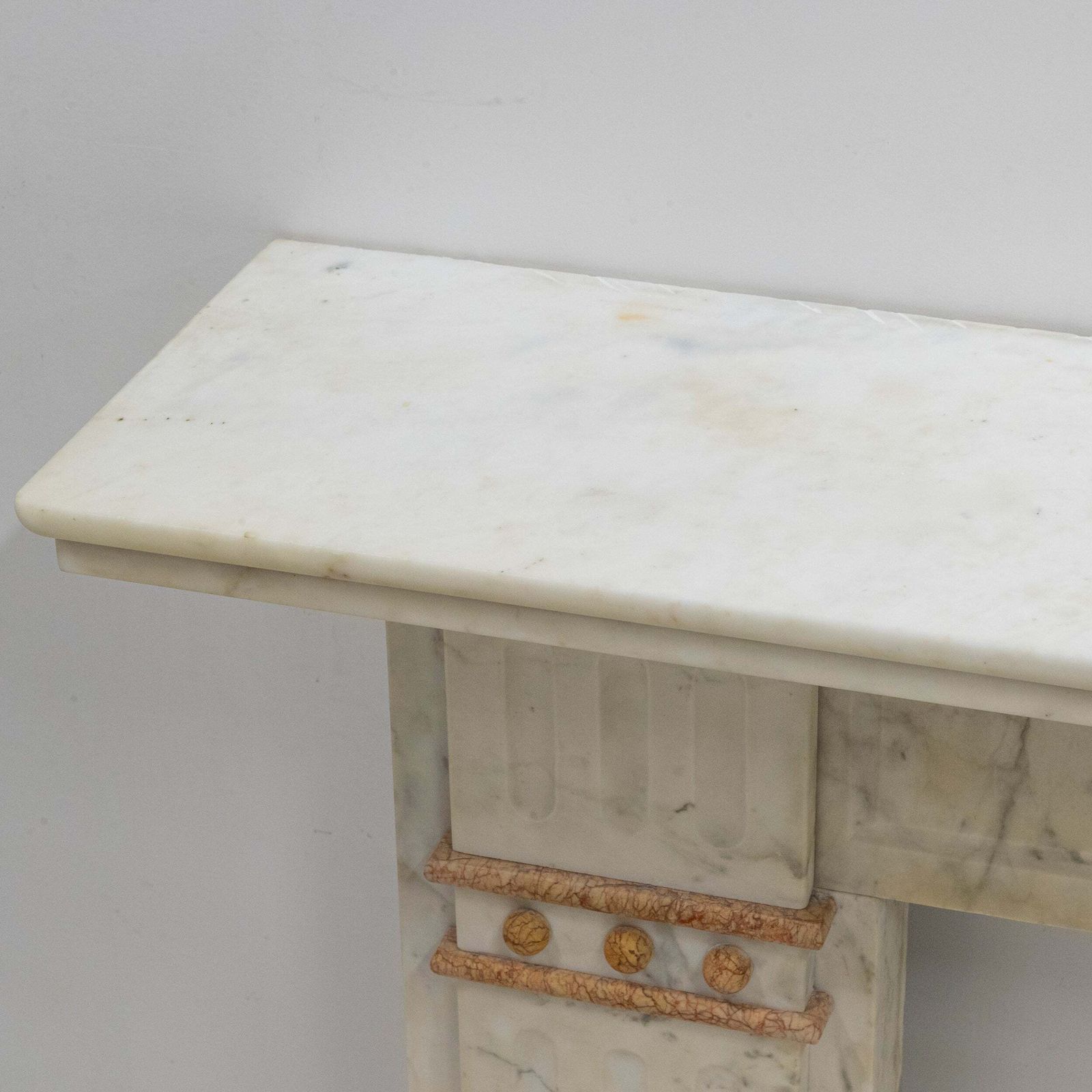 Antique Edwardian Marble Chimneypiece photo vintage