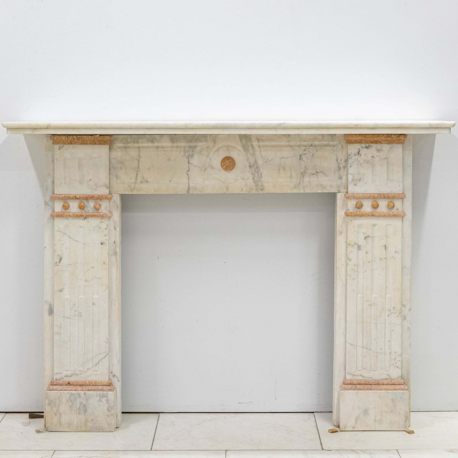 Home Fixtures Antique Edwardian Marble Chimneypiece photo