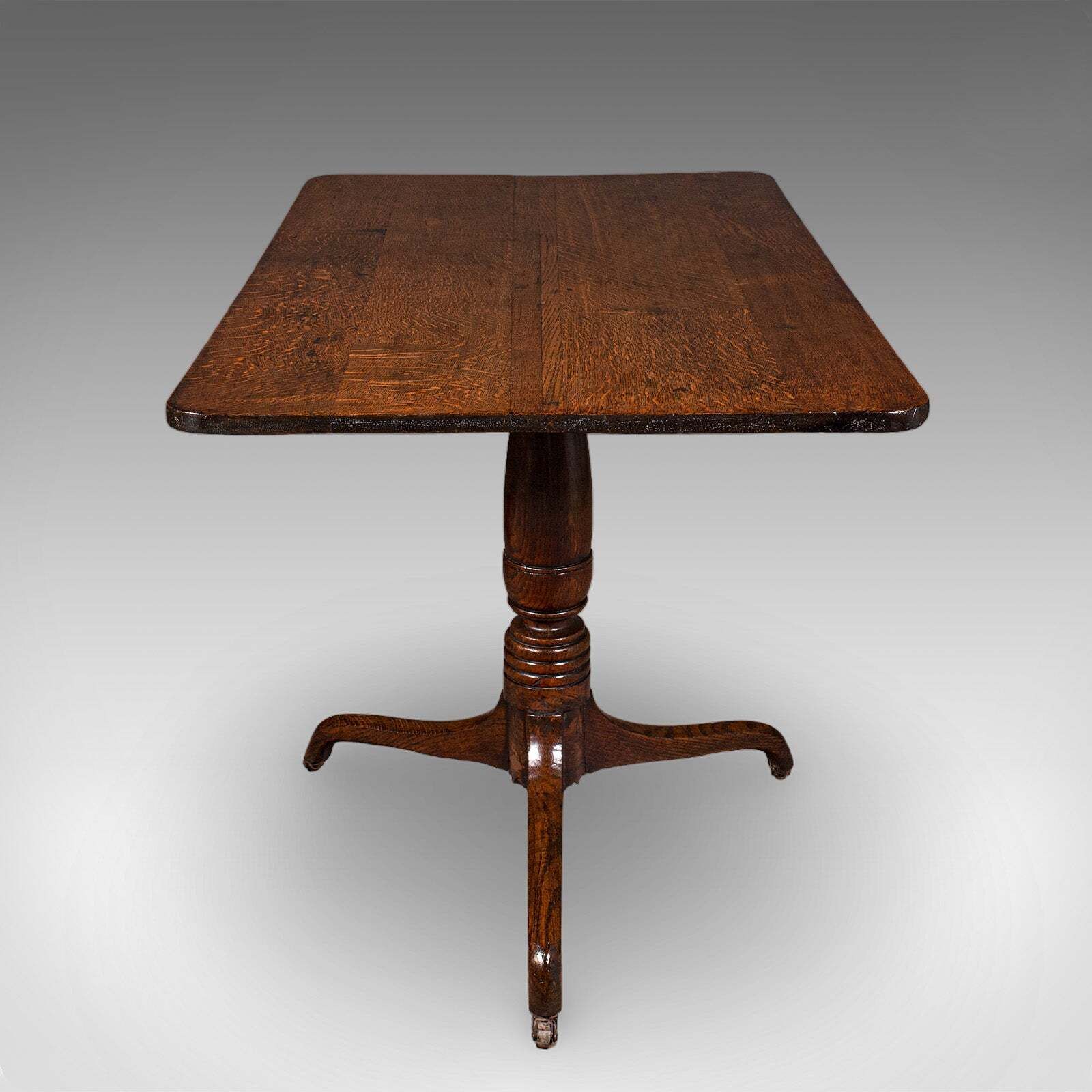 Antique Parlour Drinking Table, Scottish Oak, Tilt Top, Country House, Victorian photo 2905.0