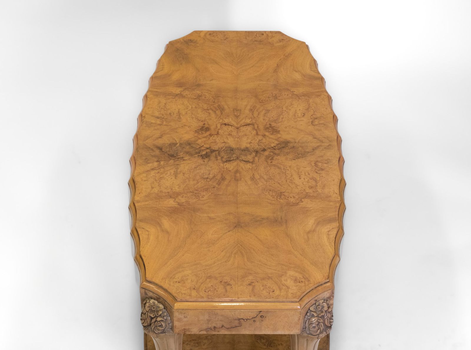 Art Deco Burr Walnut Coffee Table By Harry & Lou Epstein 1930s photo 2350.0