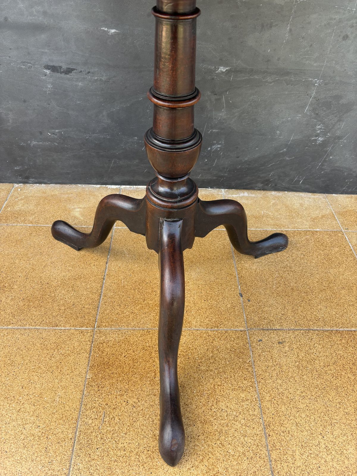 English Georgian Style Tripod Wine Table, Early 20th Century photo furniture