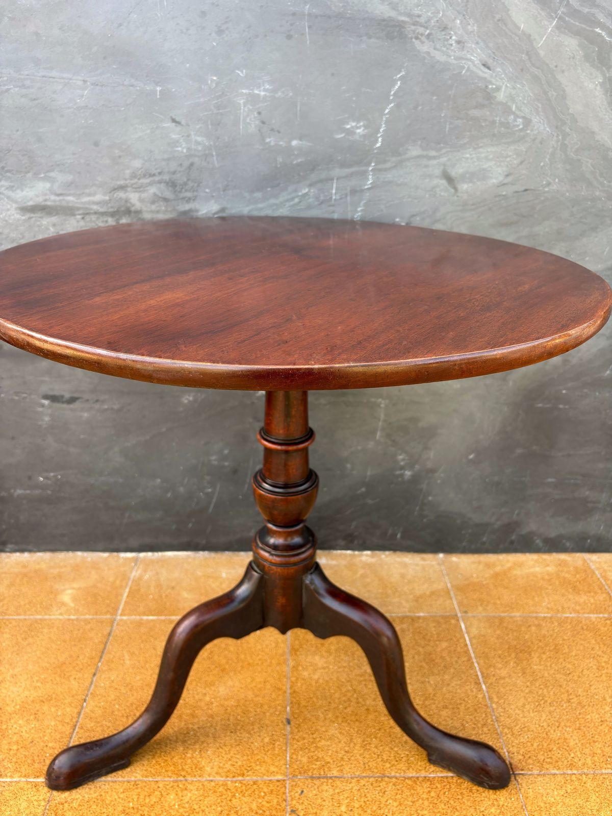 English Georgian Style Tripod Wine Table, Early 20th Century photo 1460.0