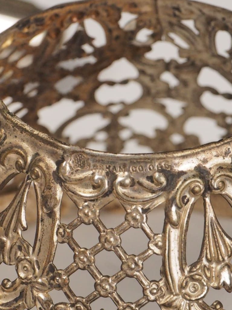 photo buy Antique Gorham & Martin Hall Silver Plated Candle Holders – Neoclassical Lamps (C.1875–1890)