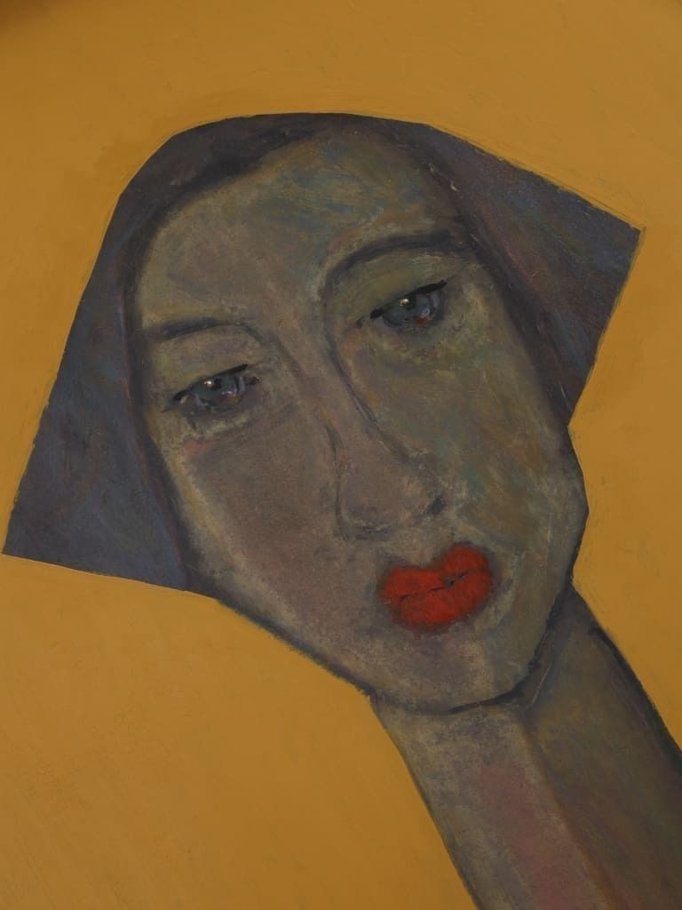 Art | Head Mistress — Masterful Modernist Painting By Harry Charles Tim (Framed & Signed) photo buy