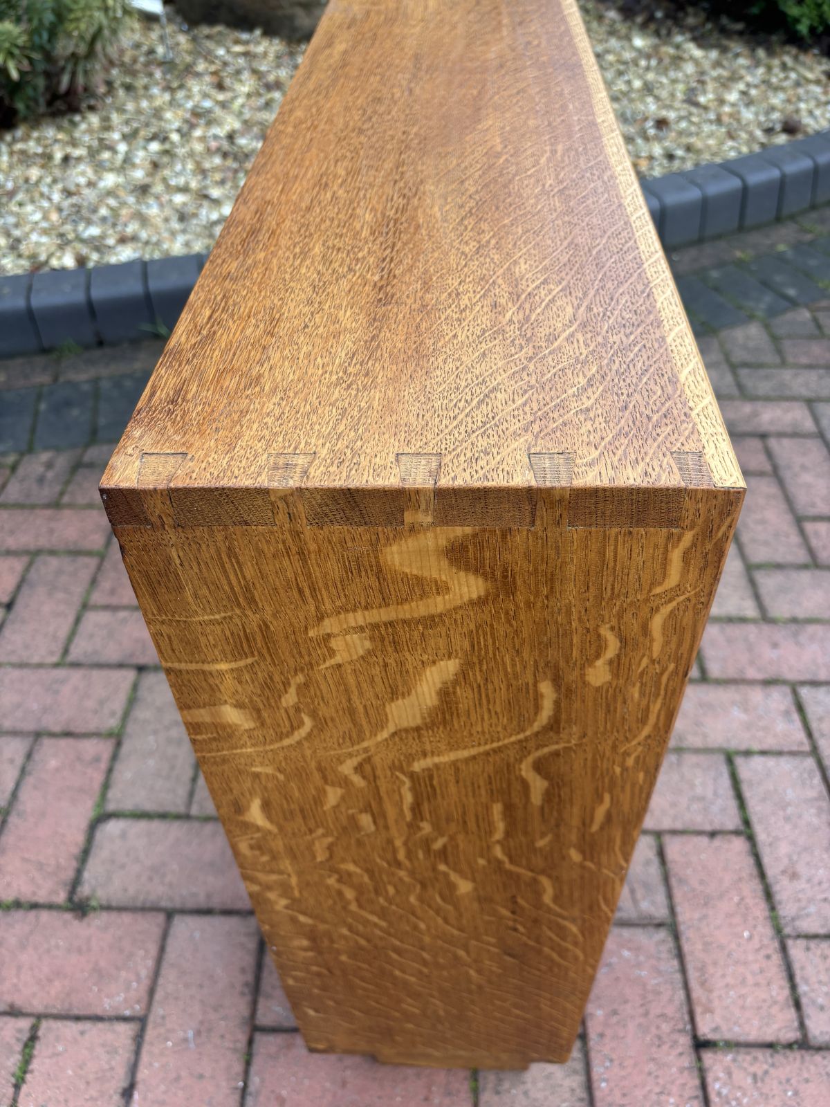 Cotswold School Oak Bookcase, 1930s photo 720.0