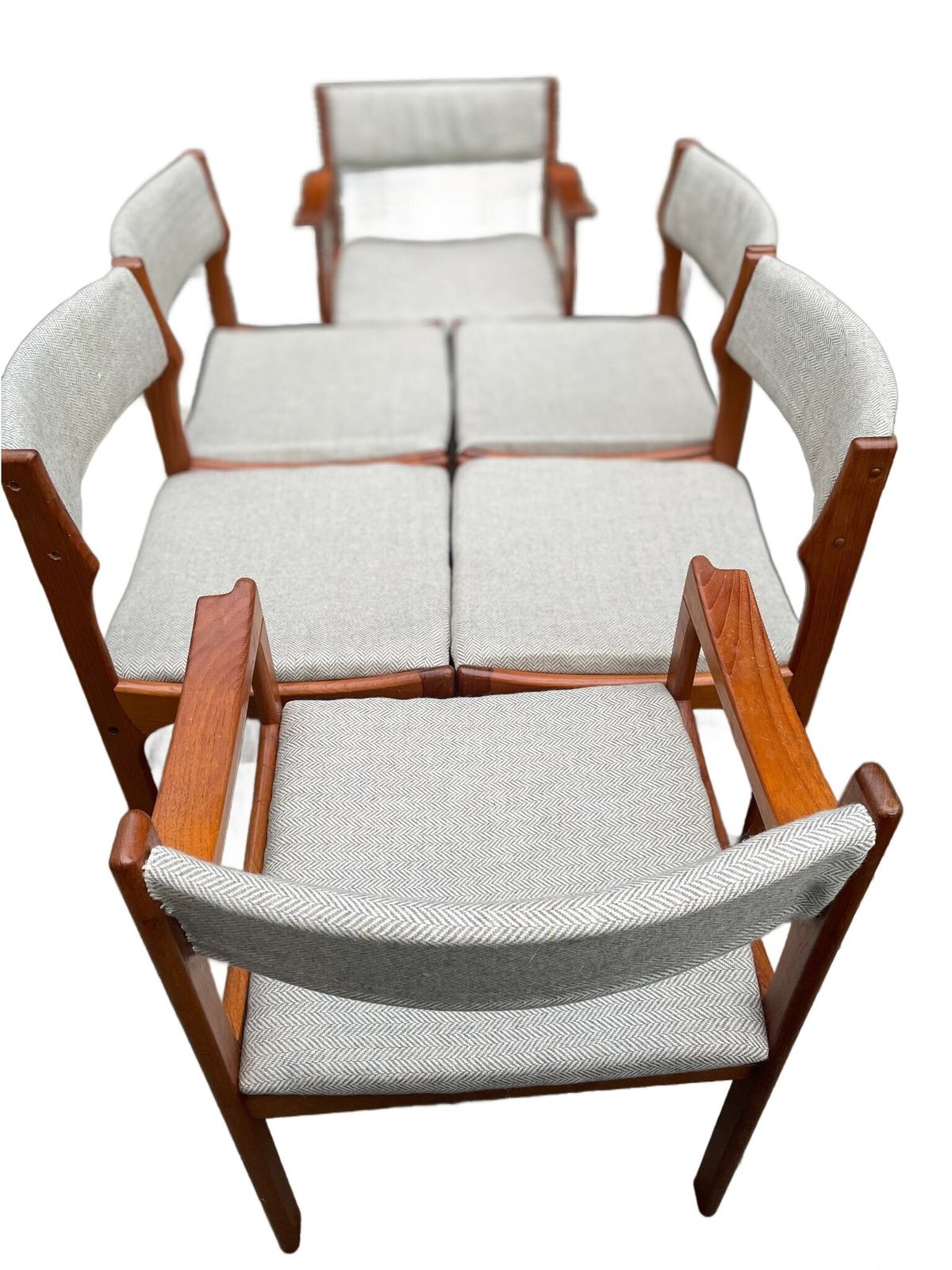 Furniture Mid Century Teak Dining Chairs By Nils Jonsson For Hugo Troeds photo