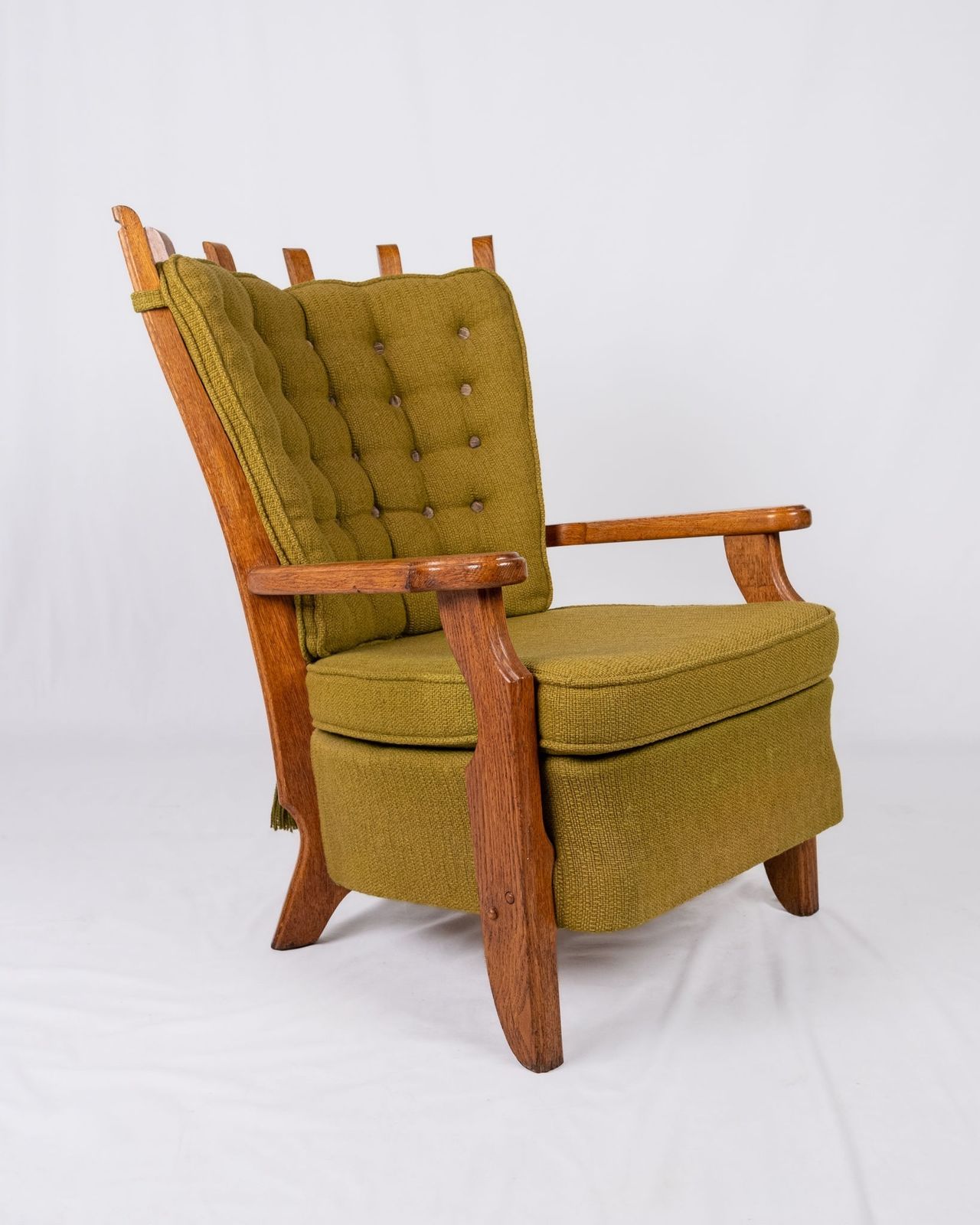 Repos Armchair By Guillerme Et Chambron For Votre Maison, France, 1950s photo Furniture