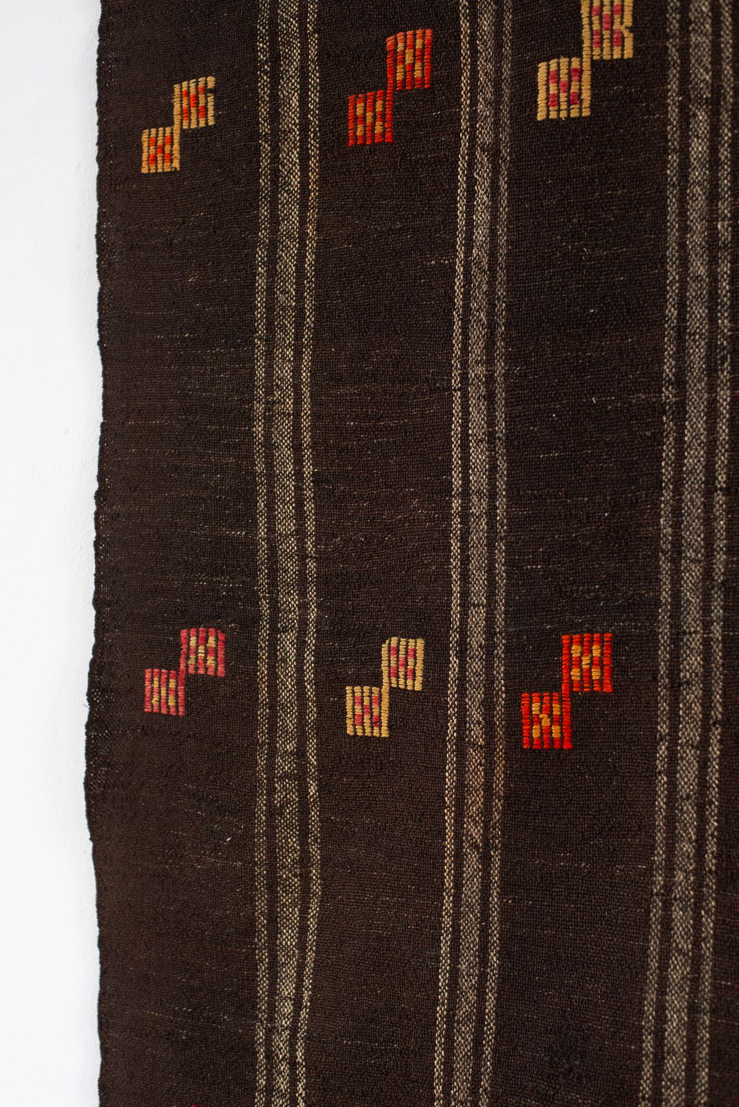 Vintage Flat Weave Turkish Wool And Goat Hair Kilim C1960 photo buy