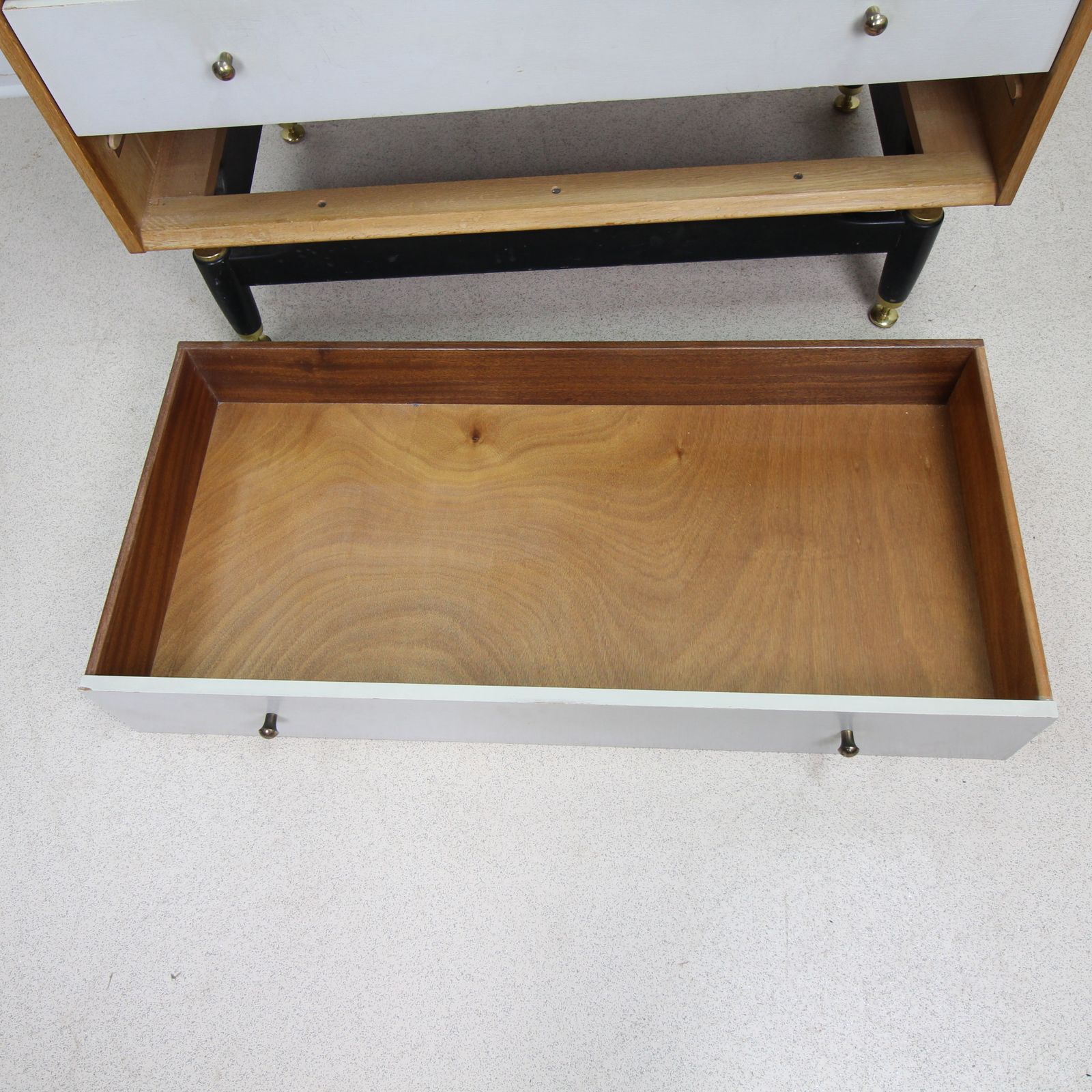 G Plan E Gomme Mid‑Century 4 Drawer Chest Of Drawers  Read Details photo vintage