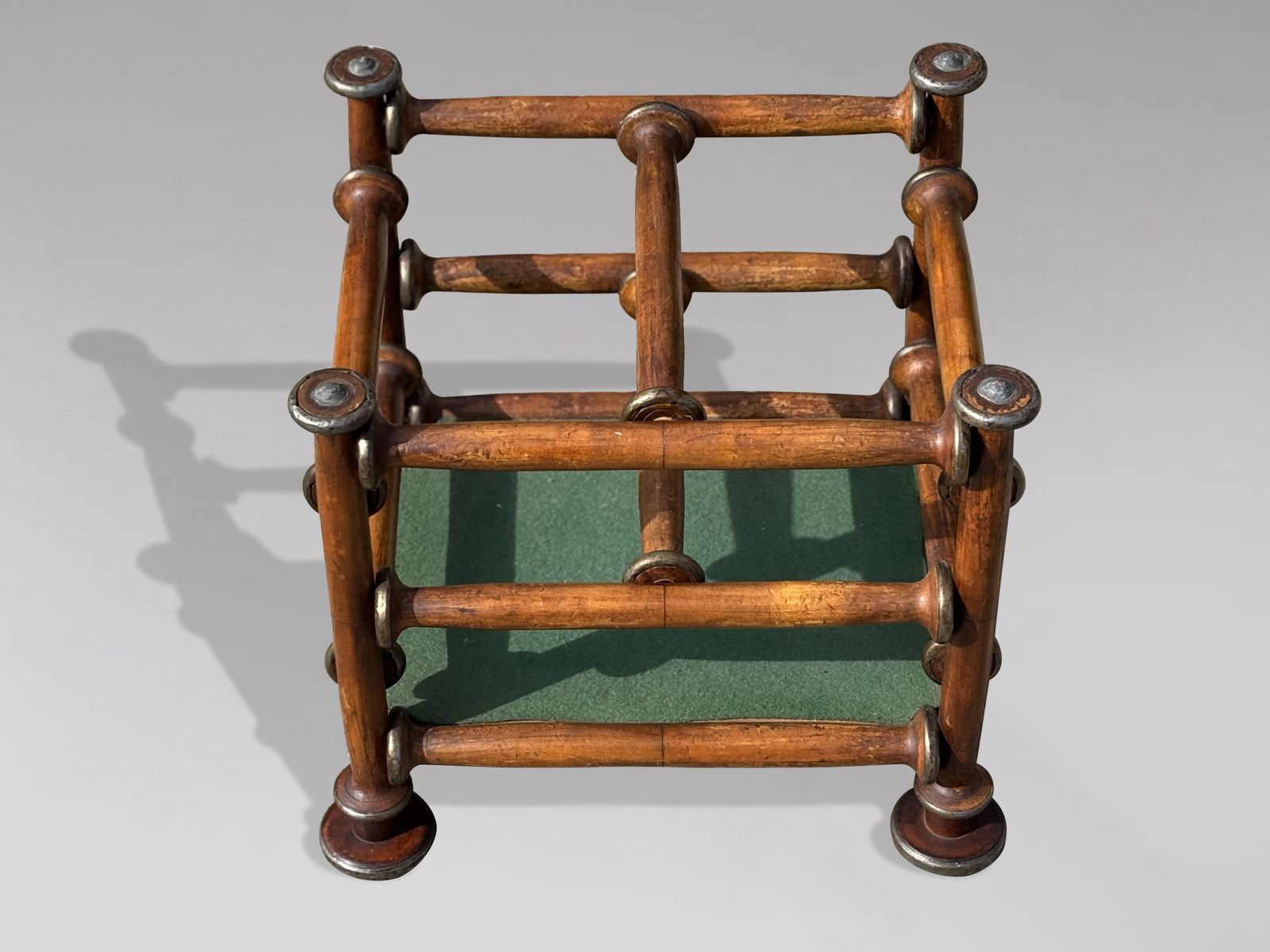 Late 19th Century Walnut Magazine Rack photo furniture
