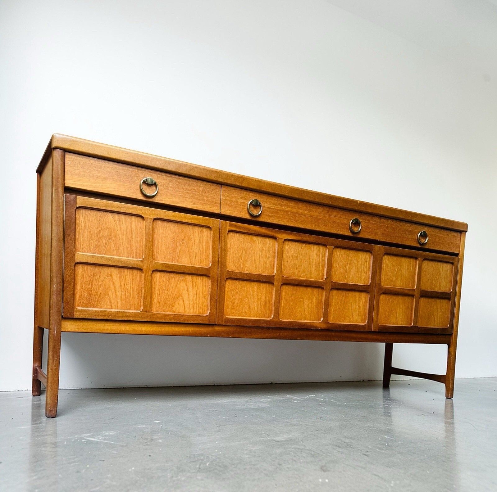 photo for sale Nathan Teak Sideboard Squares Range Mid Century Retro C1960s Rare