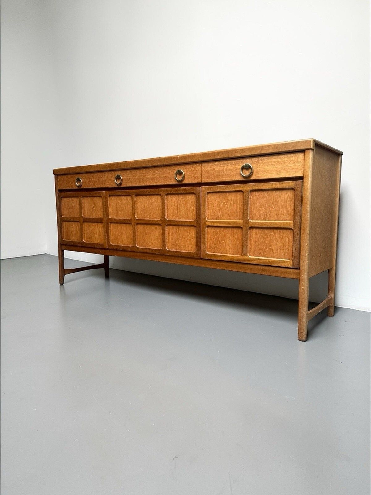 photo buy Nathan Teak Sideboard Squares Range Mid Century Retro C1960s Rare