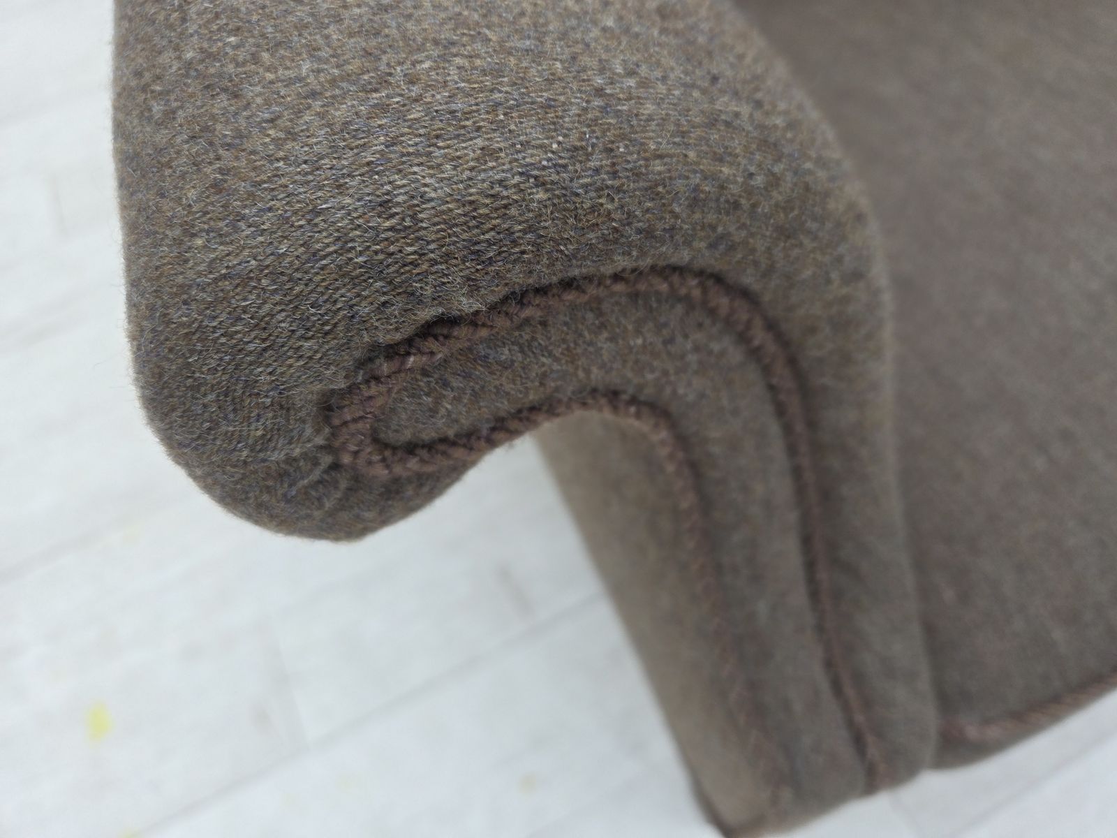 1960s, Danish Armchair, Furniture Wool, Ash Wood Legs. photo buy