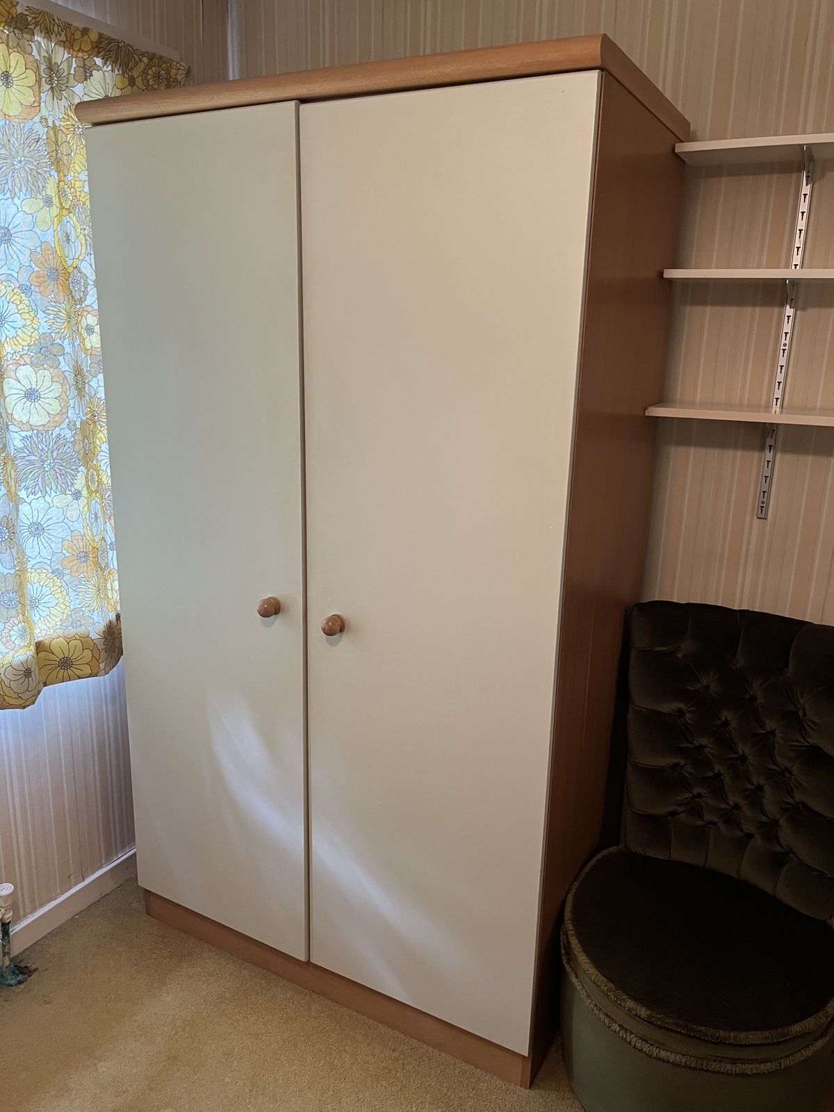 Stag Cantata White & Teak Bedroom Suite — 1970s, John & Sylvia Reid, Original Labels