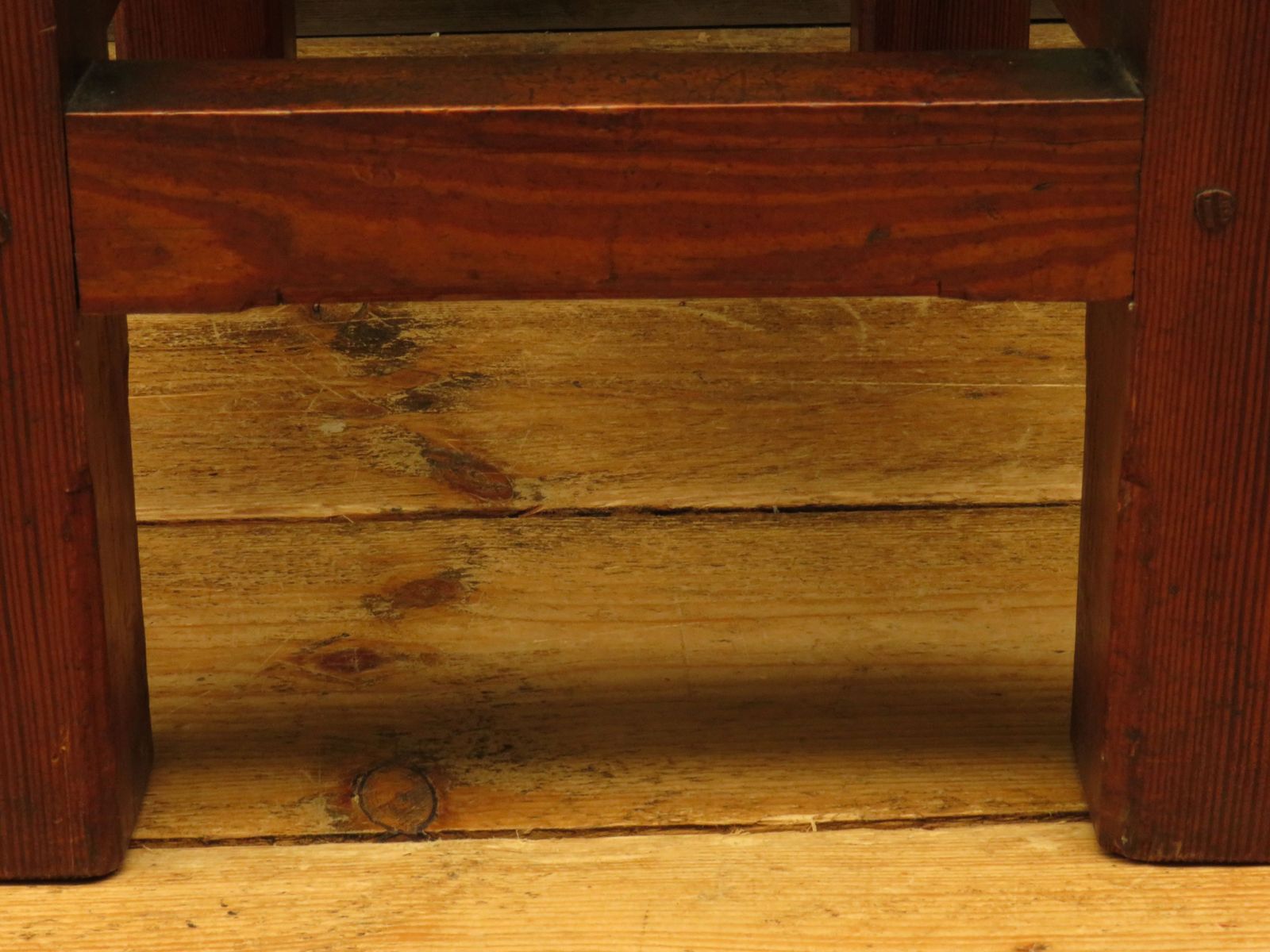 Arts & Crafts Pine Table photo vintage