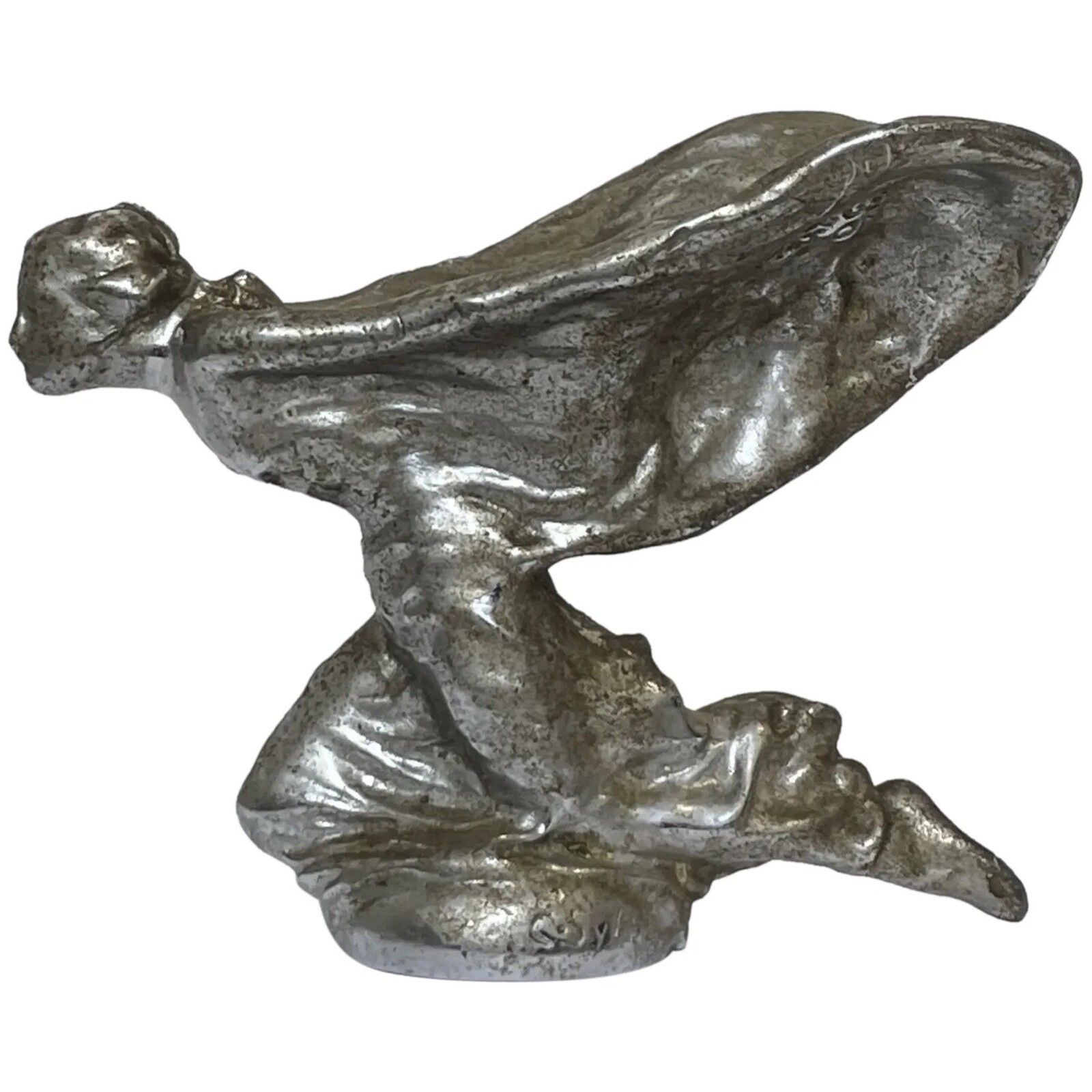 Rare Rolls Royce Kneeling Spirit Of Ecstasy Car Mascot By Charles Sykes C1934