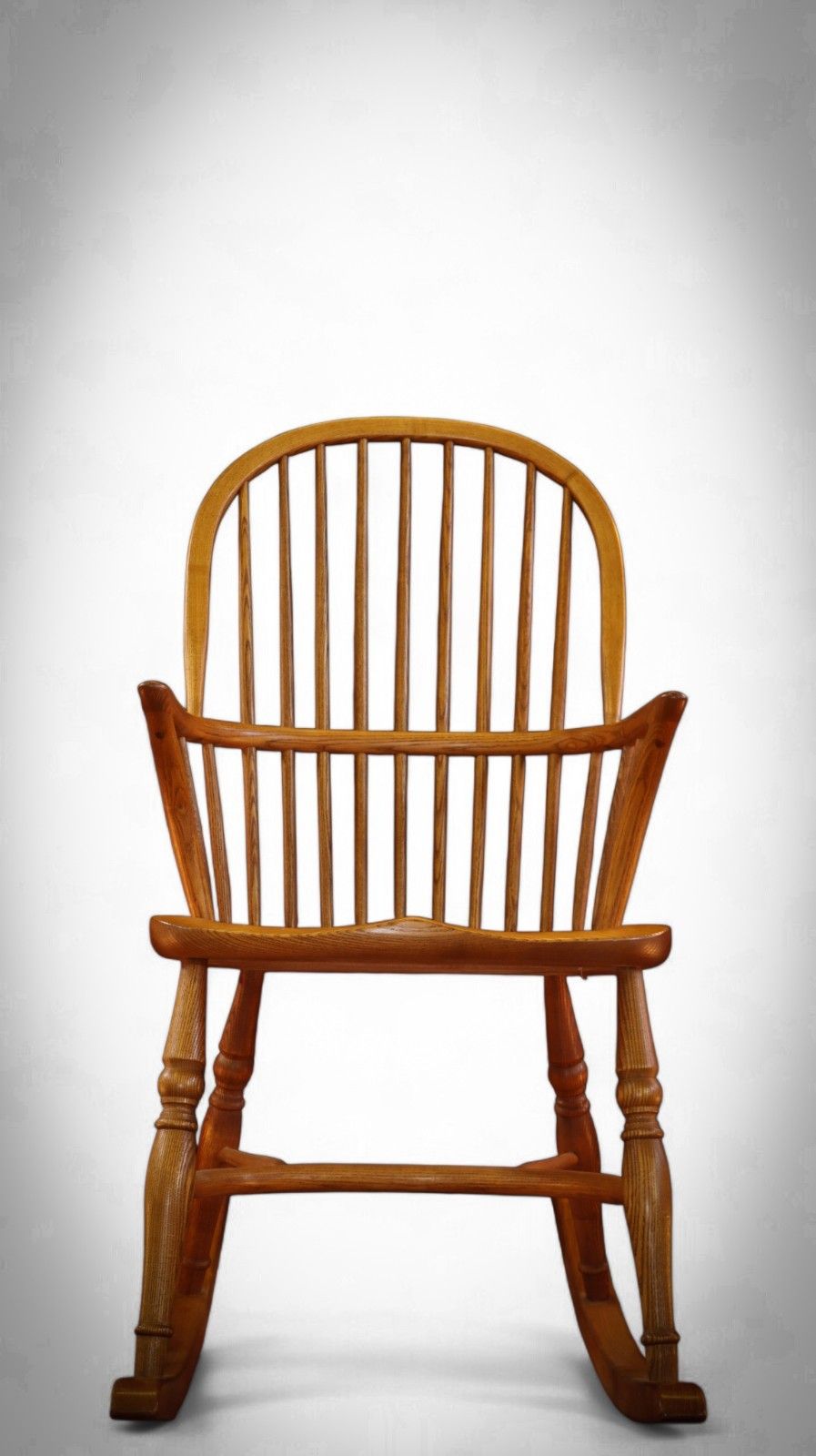 Stunning Georgian 18th Century Windsor Style Bow Spindle Back Rocking Chair 🚚 photo furniture