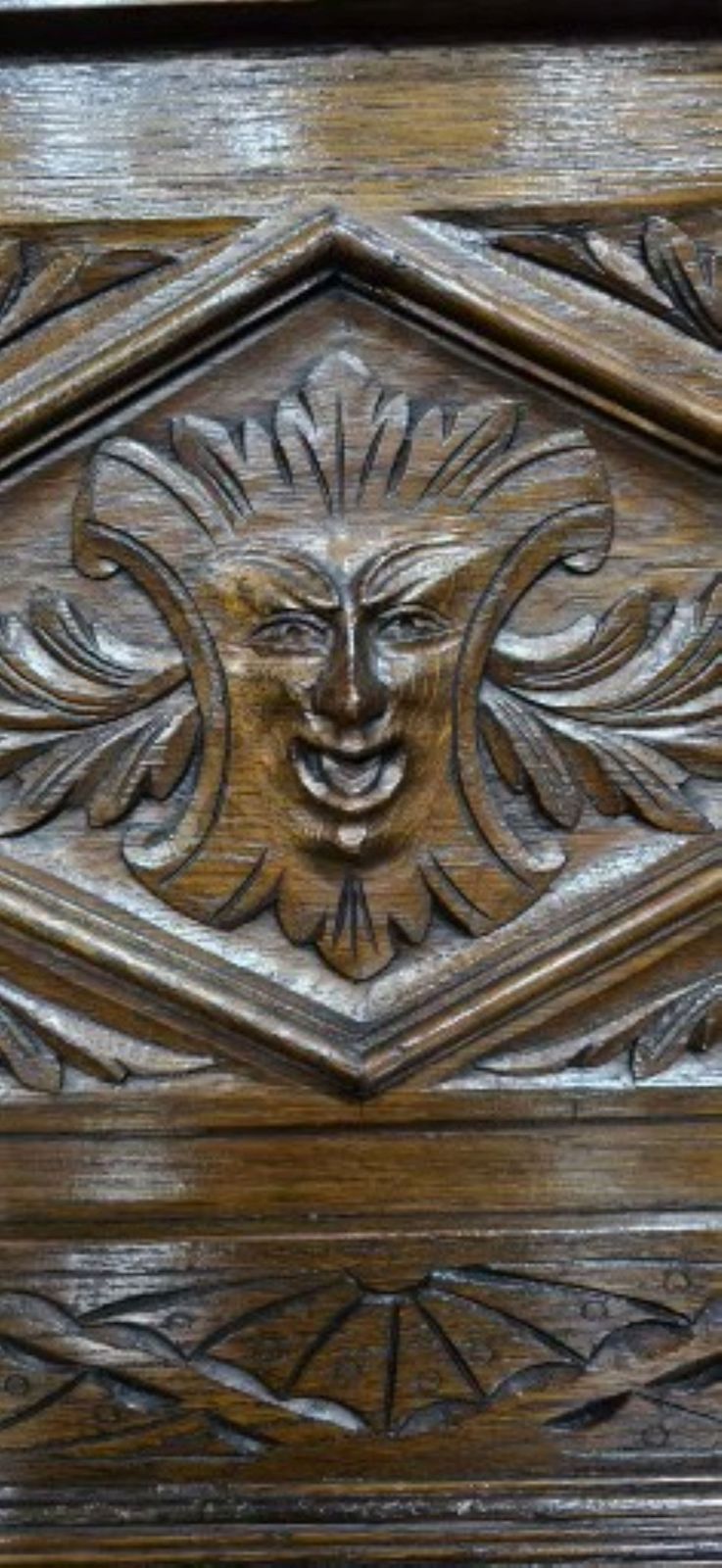 Excellent Green Man Hall Monks Bench photo vinterior
