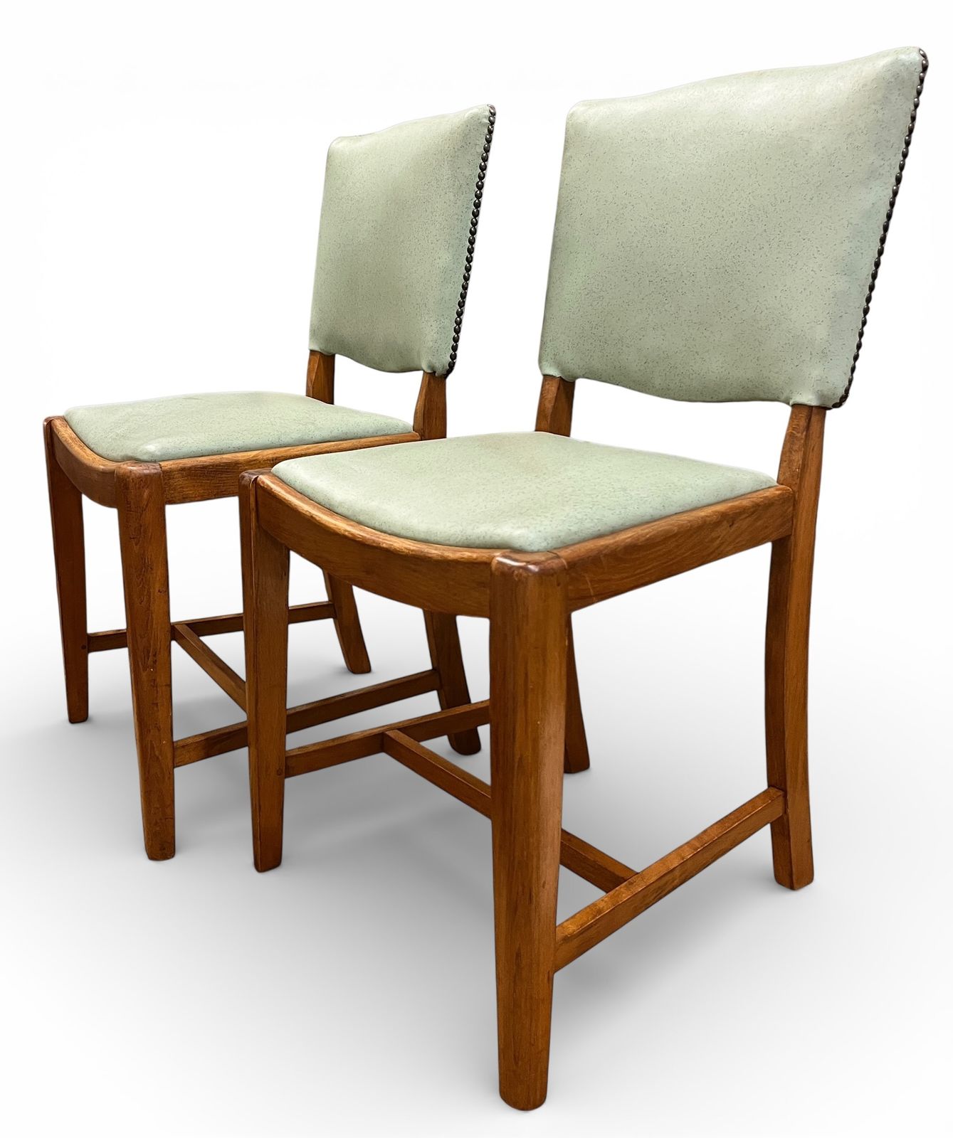 Pair Of 1960s Bis Dining Chairs – Mid Century British Industrial Seating