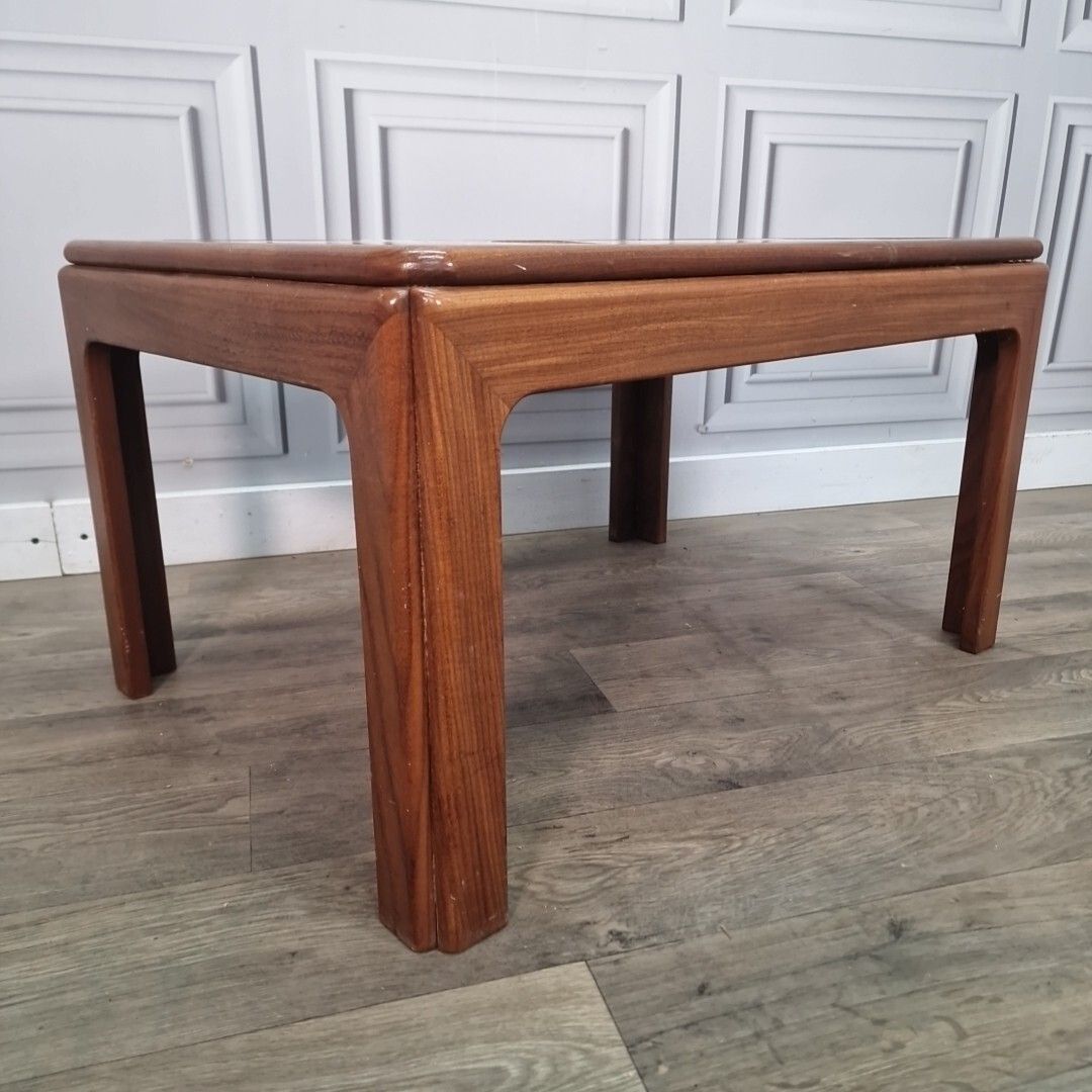 Vintage G Plan Coffee Table Mid Century Teak Tile Topped  Scandi Retro Tiles photo furniture