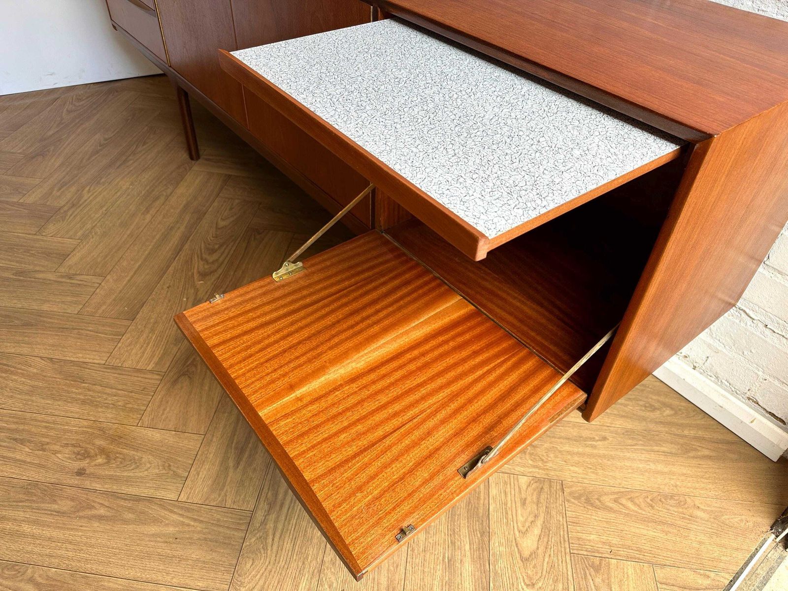 1400.0 McIntosh Of Kirkcaldy ‘Dunfermline’ 1960’s Teak Sideboard Refinished Mid Century photo