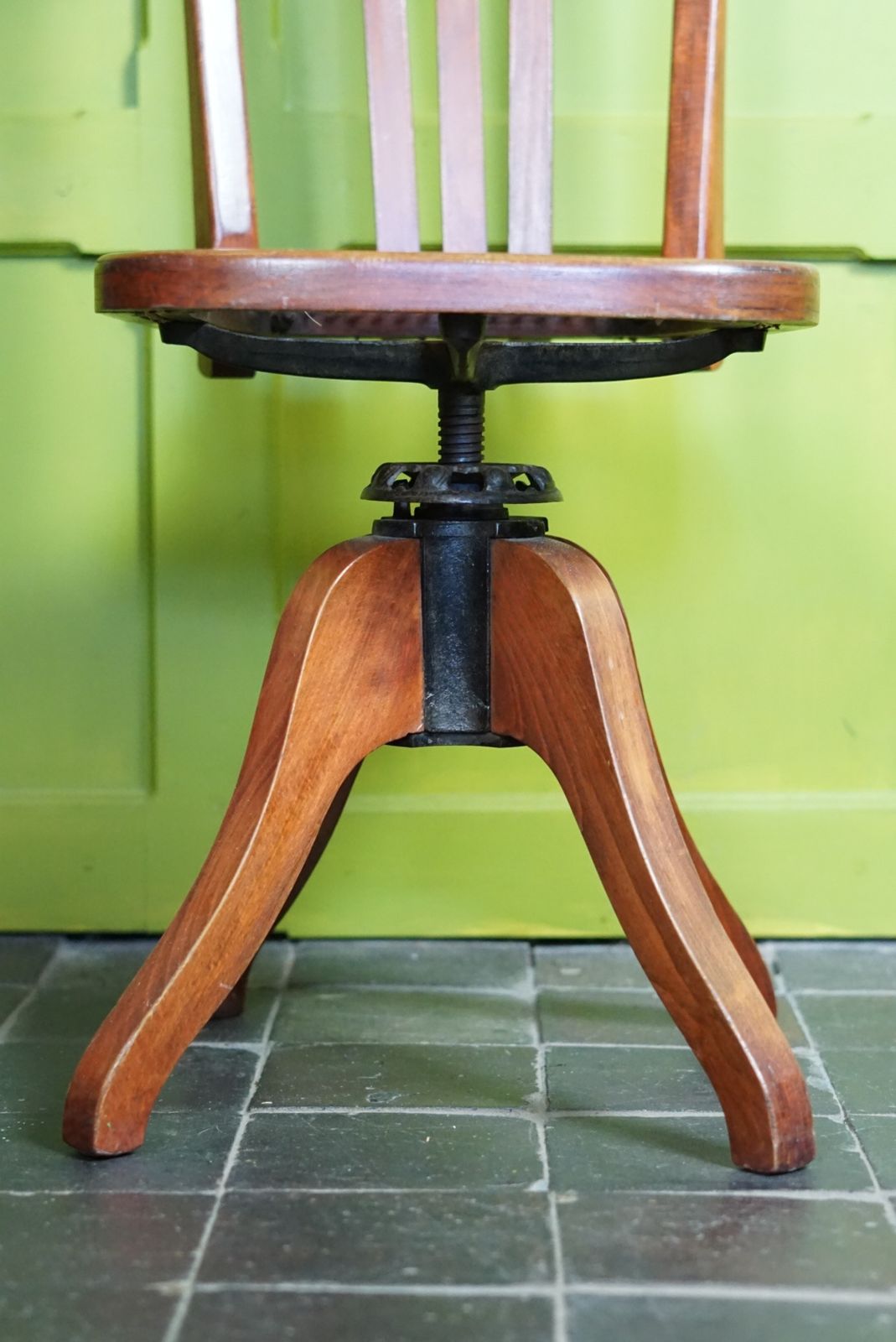 photo for sale A French Swivel Office Chair, 1940s