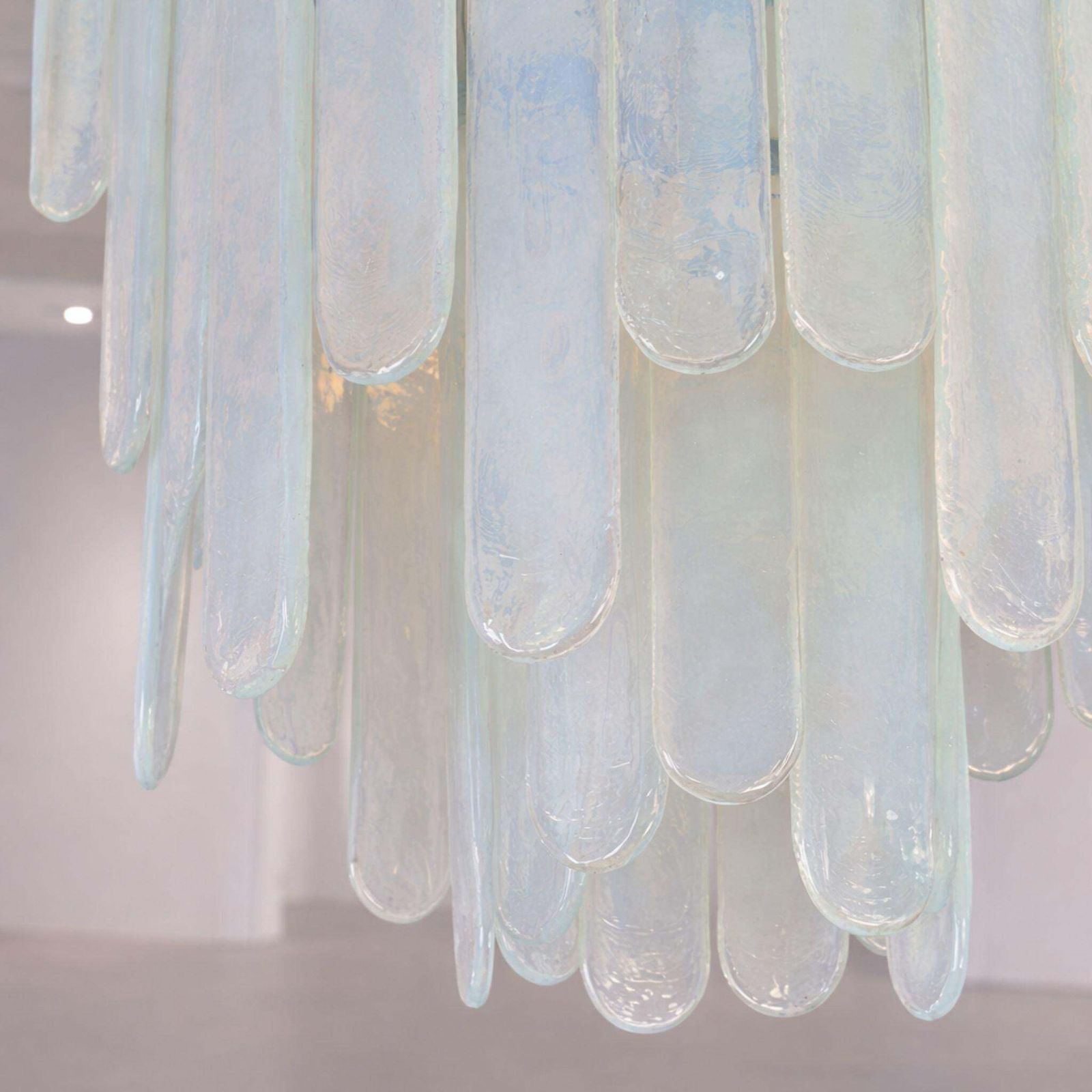 Cascade Chandelier Opalescent Murano Glass By Carlo Nason For Mazzega, 1970 photo 3419.0