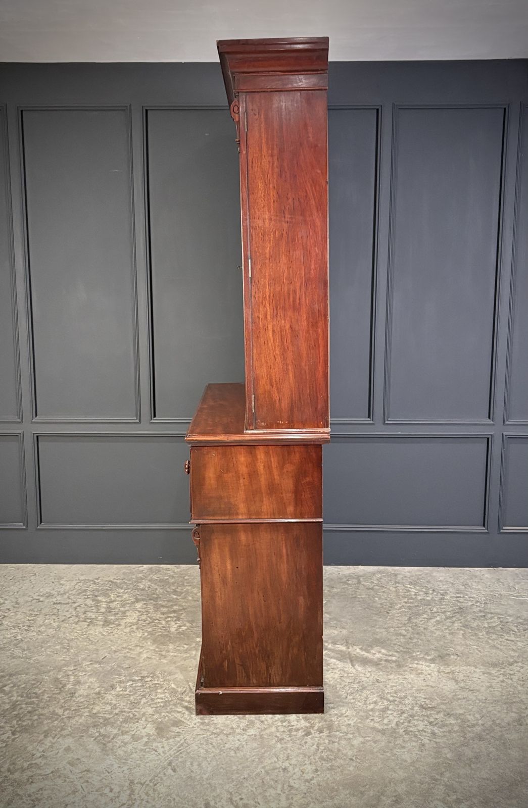 photo vinterior Victorian Mahogany Secrétaire Bookcase