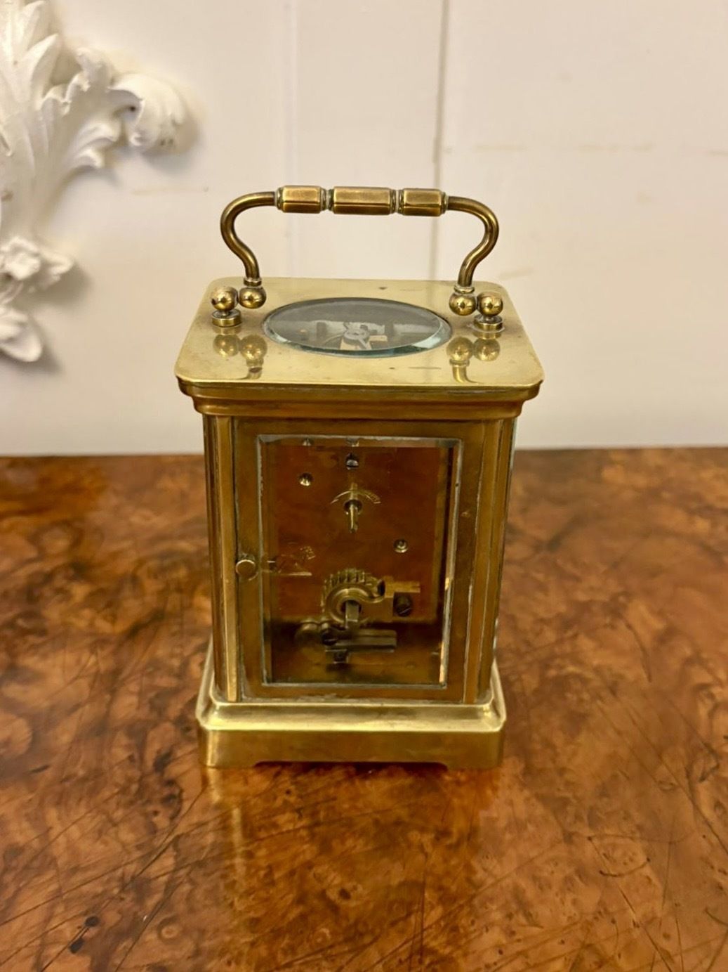 Antique French Brass Carriage Clock – Latshea & Sons Edinburgh photo furniture